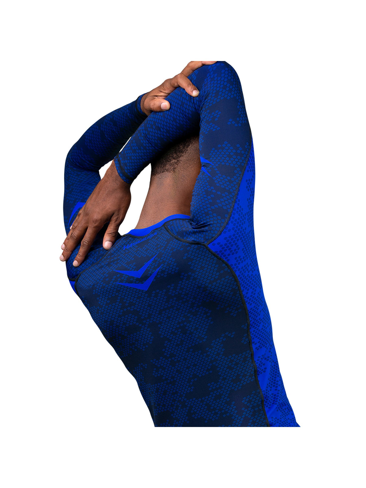 Hayabusa Ranked Long Sleeve Rash Guard, blue, image 4