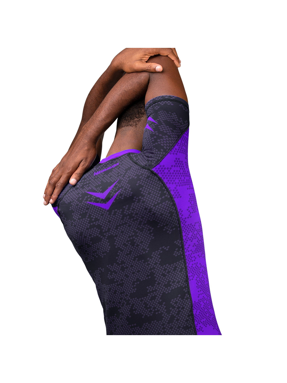 Hayabusa Ranked Short Sleeve Rash Guard, purple, image 4