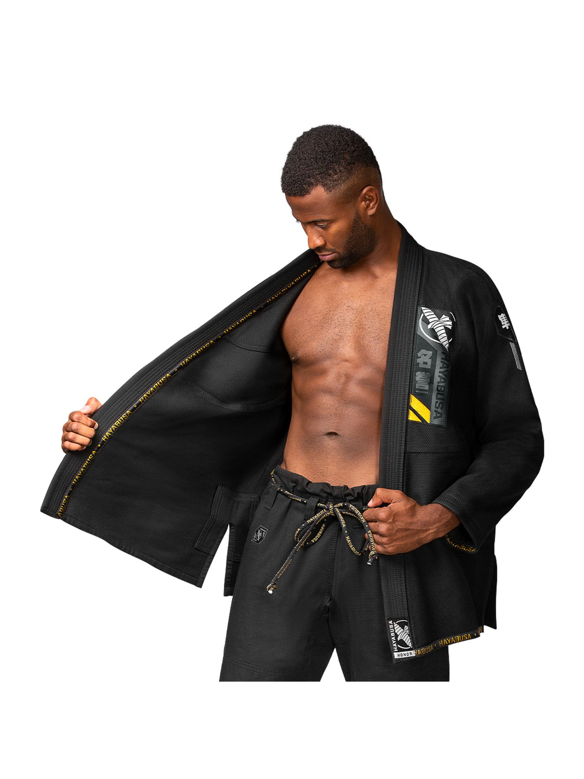 Hayabusa Ascend Lightweight Jiu-Jitsu Gi, black, image 5