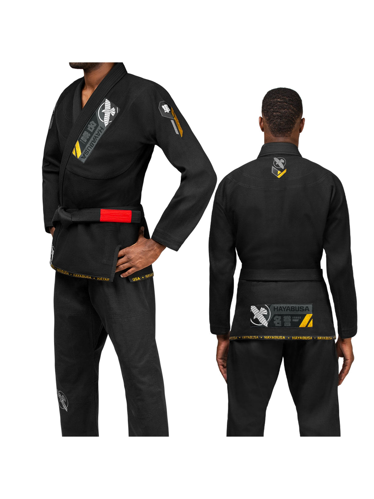 Hayabusa Ascend Lightweight Jiu-Jitsu Gi, black, main image