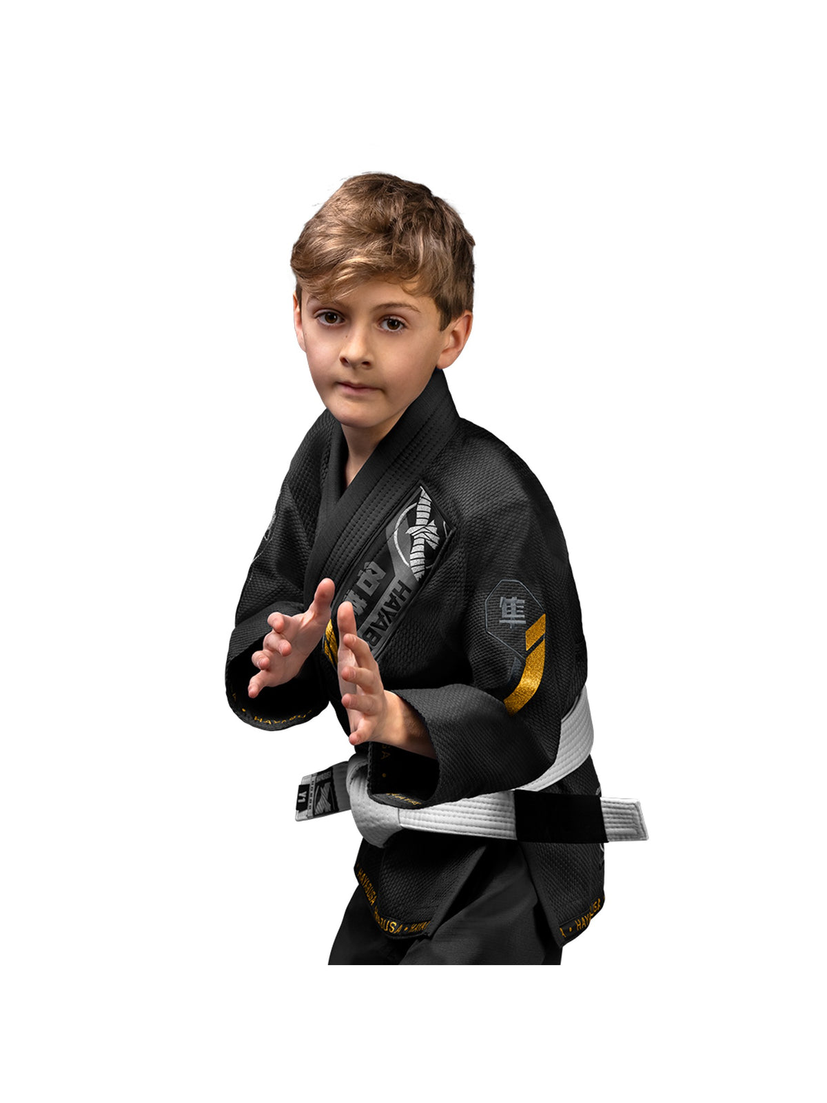 Hayabusa Ascend Youth Jiu-Jitsu Gi, black, image 7