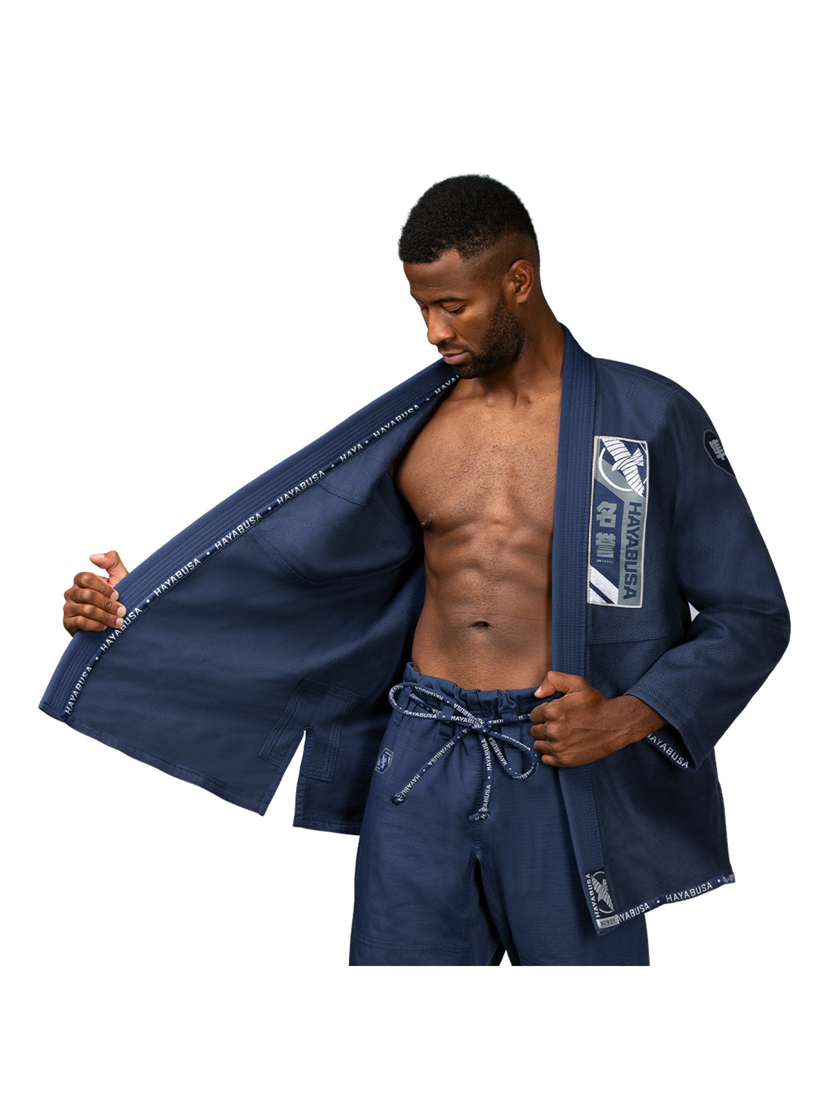 Hayabusa Ascend Lightweight Jiu-Jitsu Gi, navy, image 5