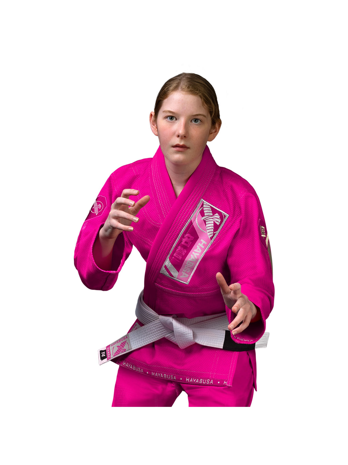 Hayabusa Ascend Youth Jiu-Jitsu Gi, pink, image 7