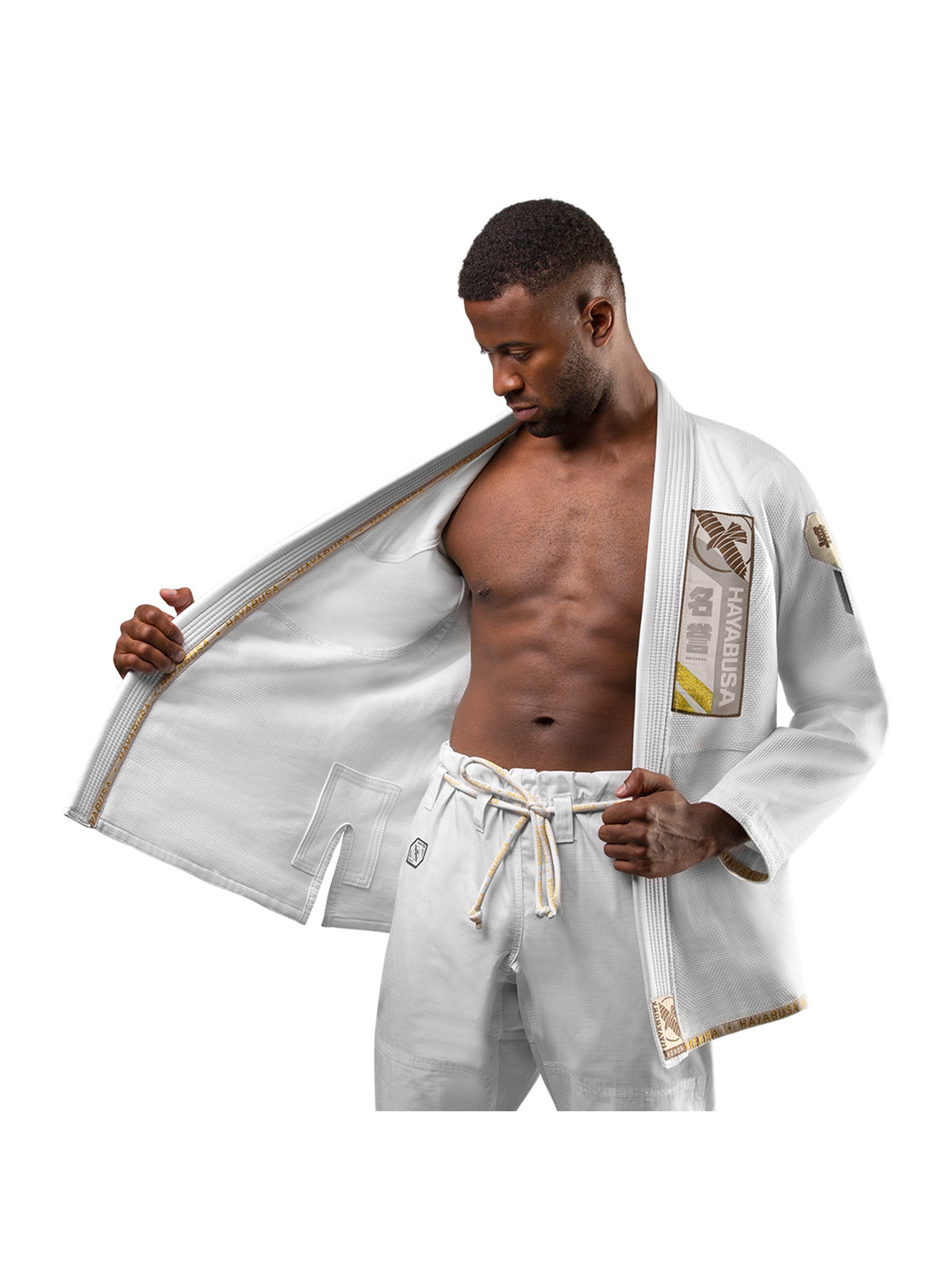 Hayabusa Ascend Lightweight Jiu-Jitsu Gi, white, image 5