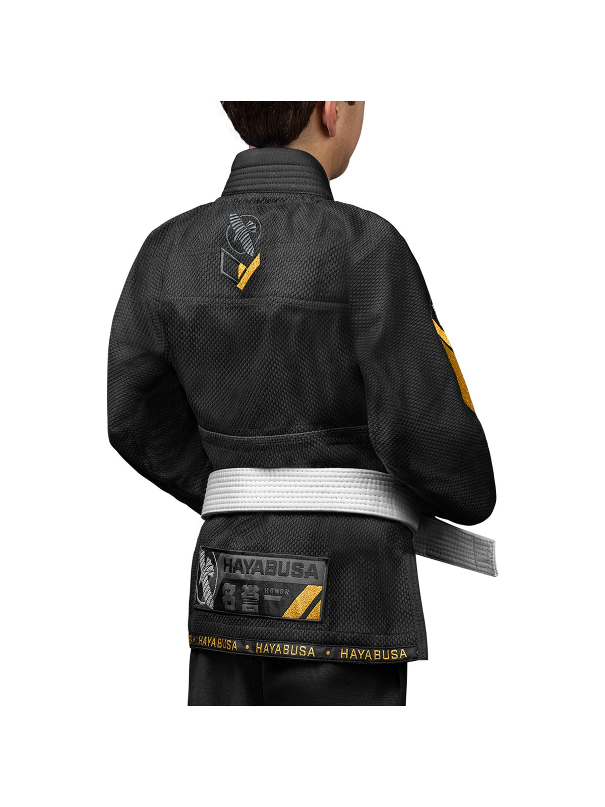 Hayabusa Ascend Youth Jiu-Jitsu Gi, black, image 5