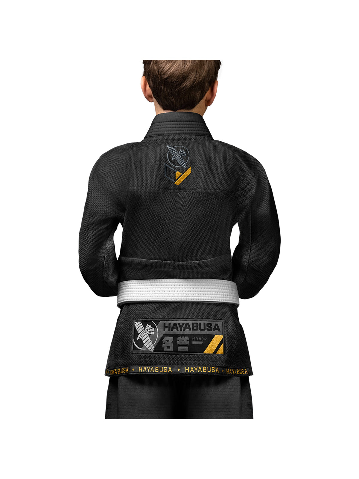 Hayabusa Ascend Youth Jiu-Jitsu Gi, black, image 4