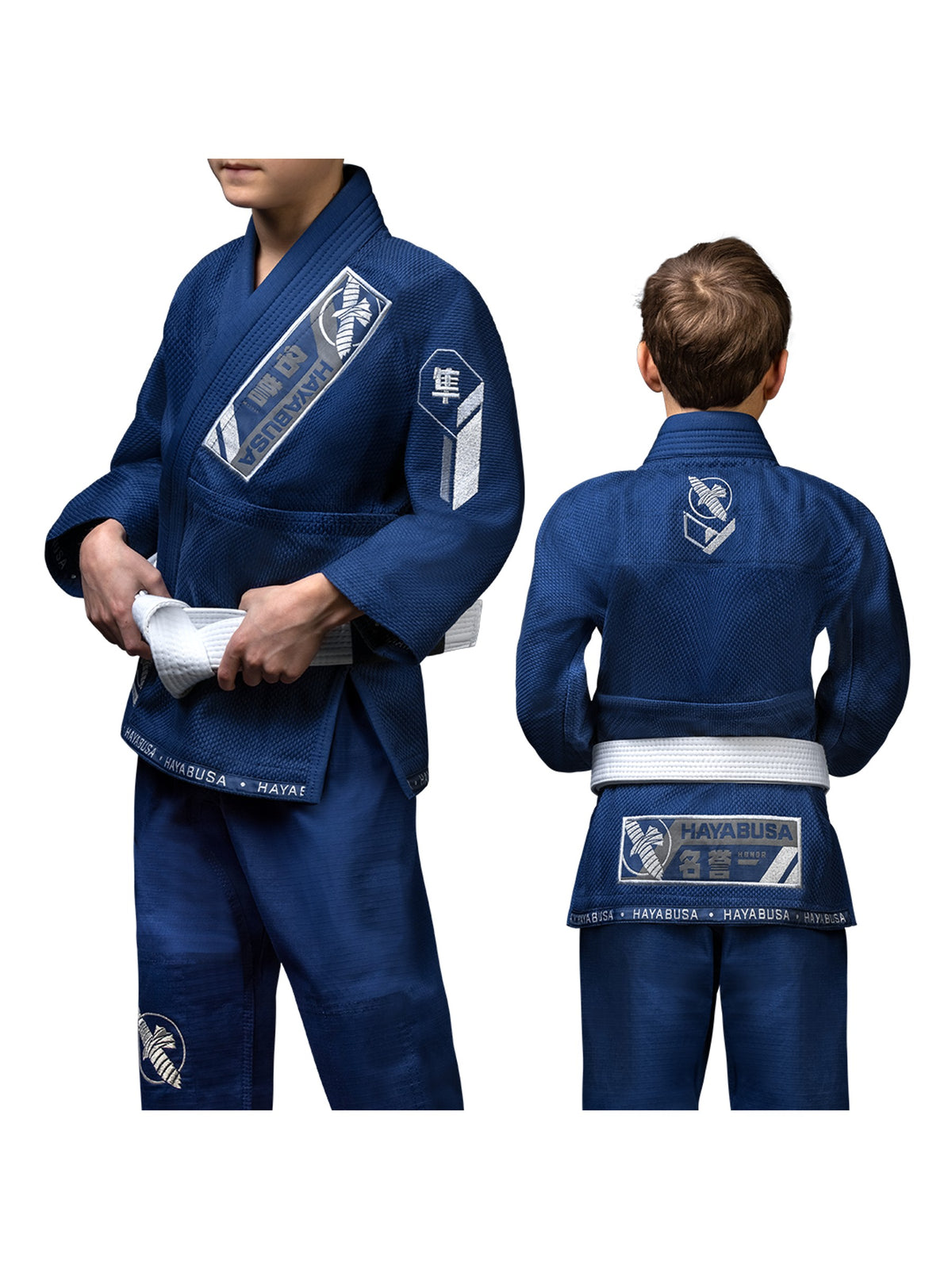 Hayabusa Ascend Youth Jiu-Jitsu Gi, navy, main image