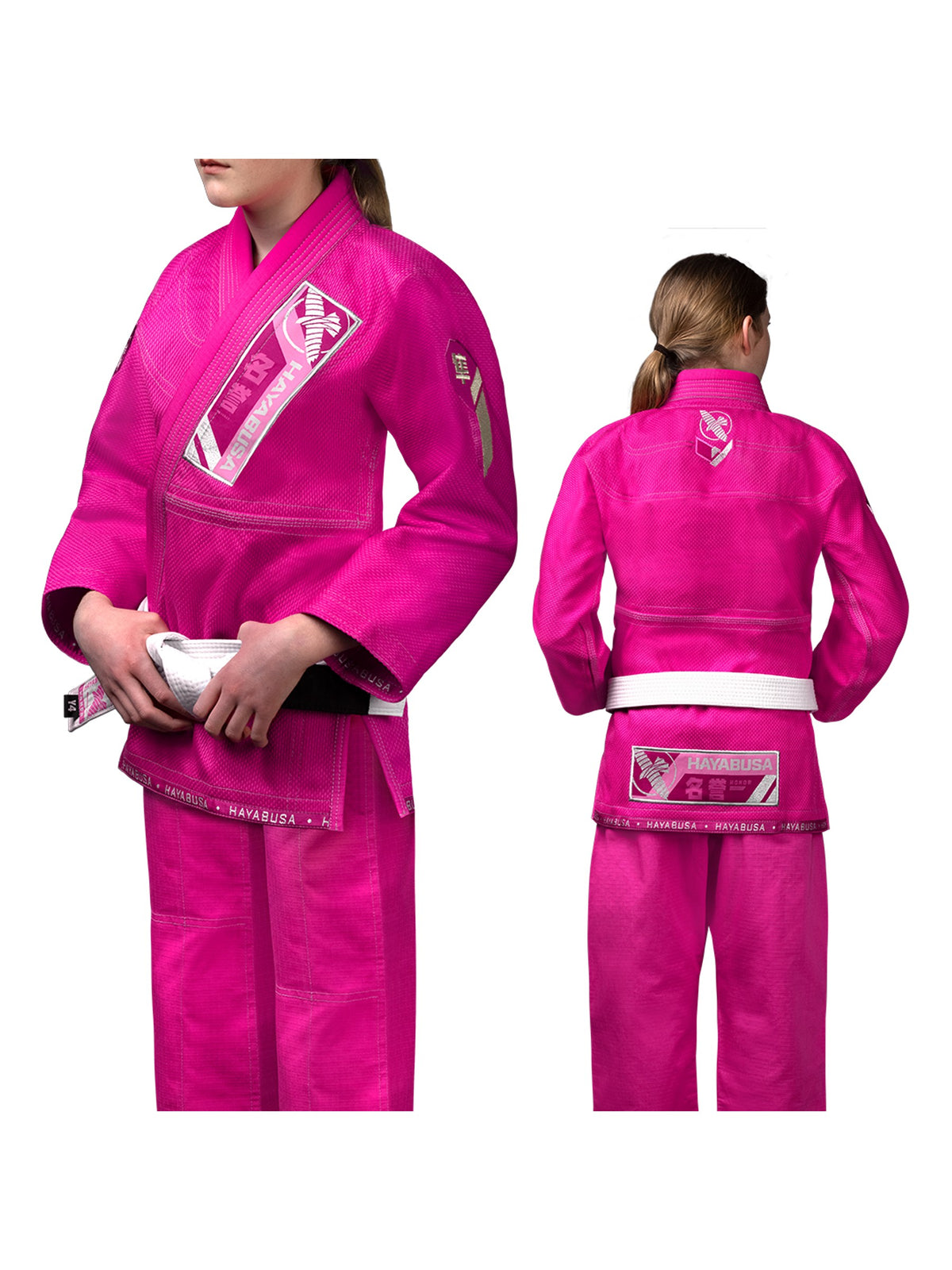 Hayabusa Ascend Youth Jiu-Jitsu Gi, pink, main image