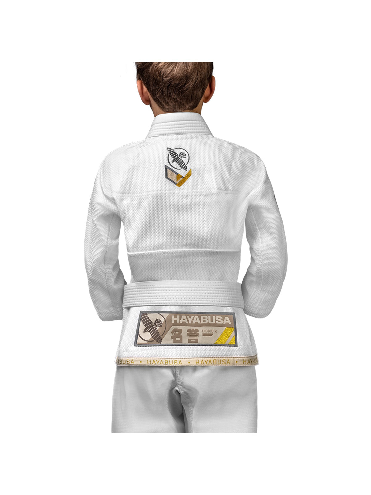 Hayabusa Ascend Youth Jiu-Jitsu Gi, white, image 4