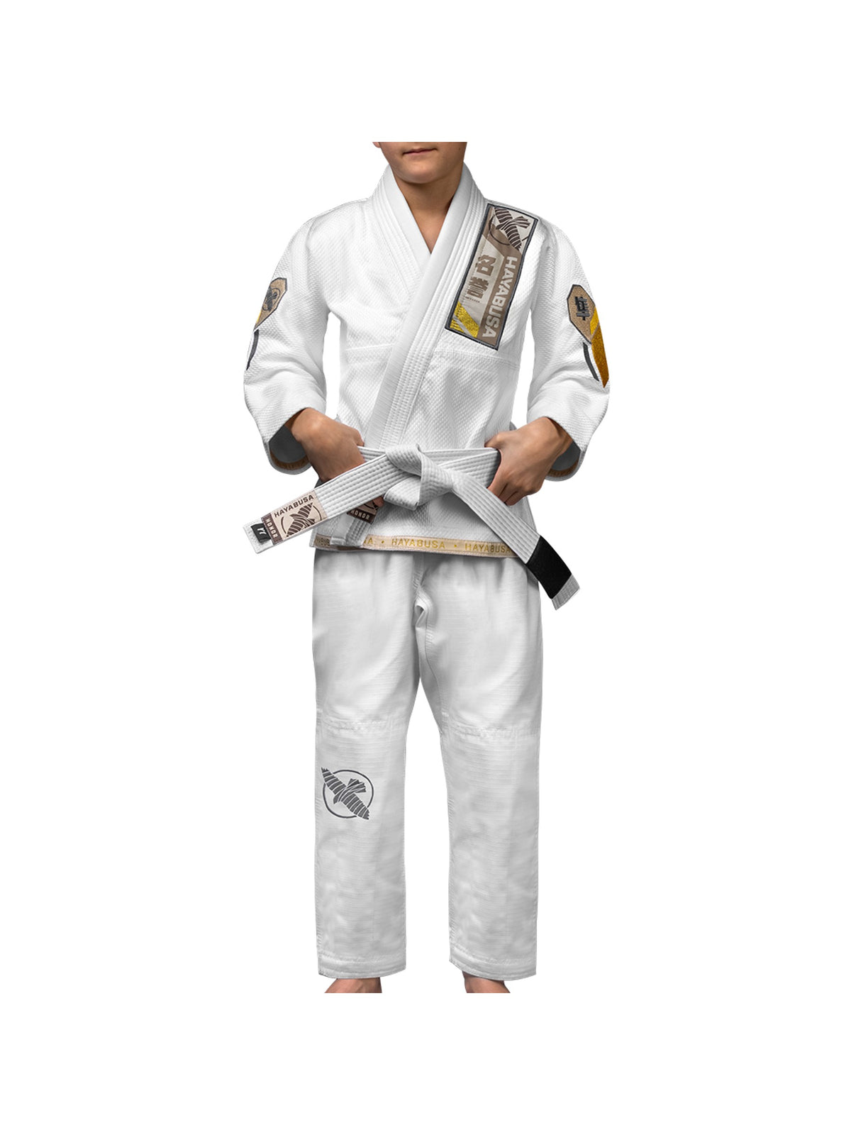 Hayabusa Ascend Youth Jiu-Jitsu Gi, white, image 2