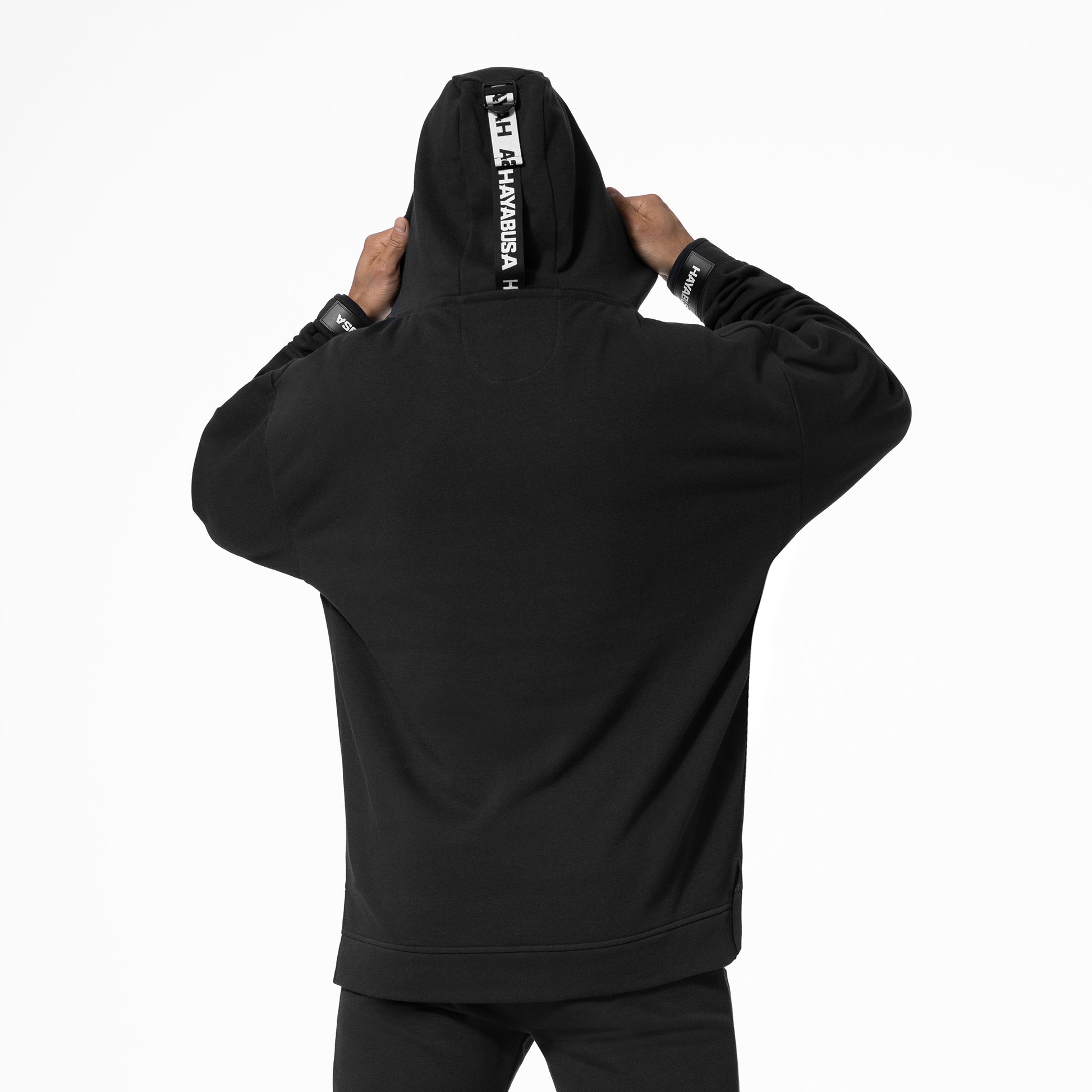 Hayabusa Men's Midweight Pullover Hoodie – Black Back