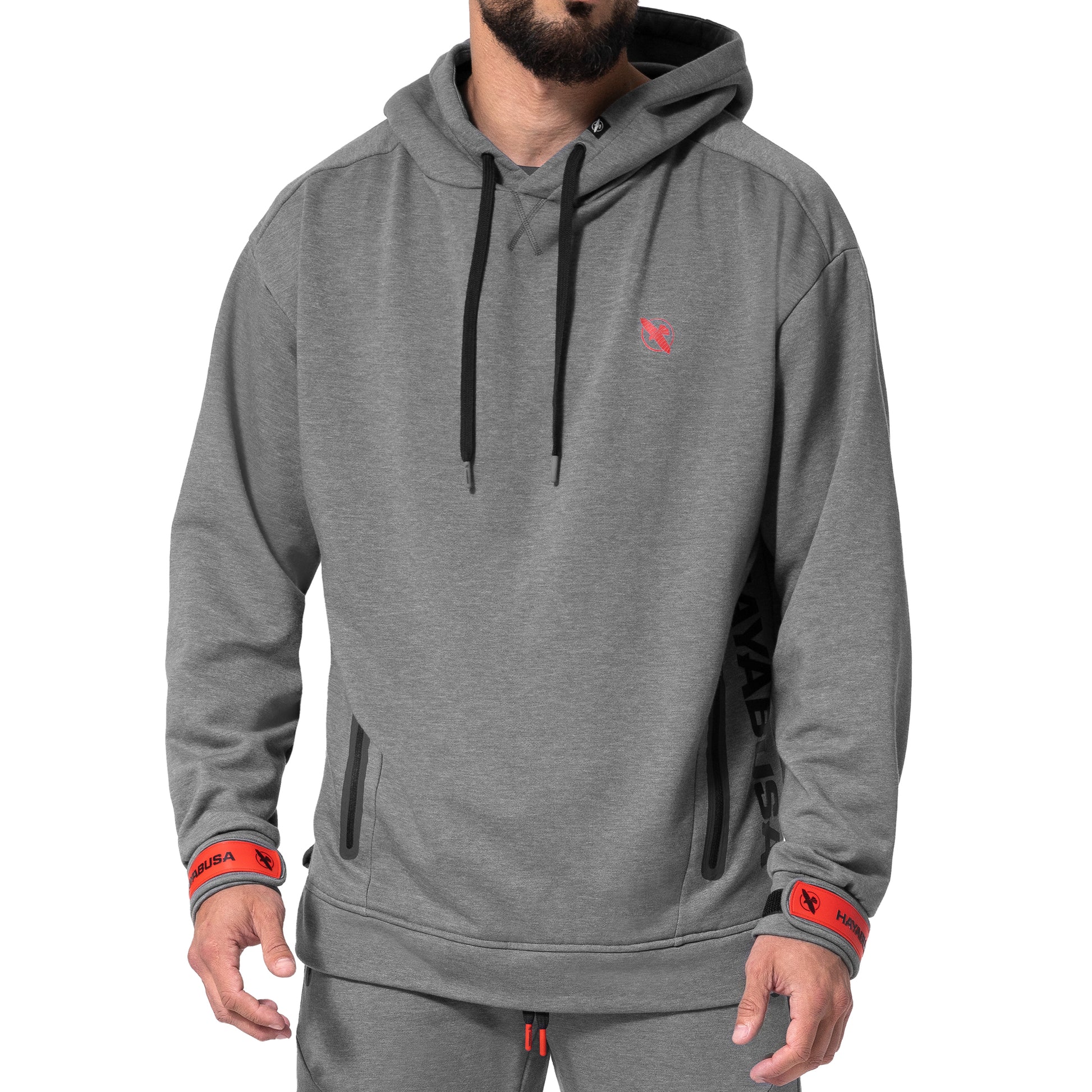 Hayabusa Men's Midweight Pullover Hoodie – Dark Grey Front