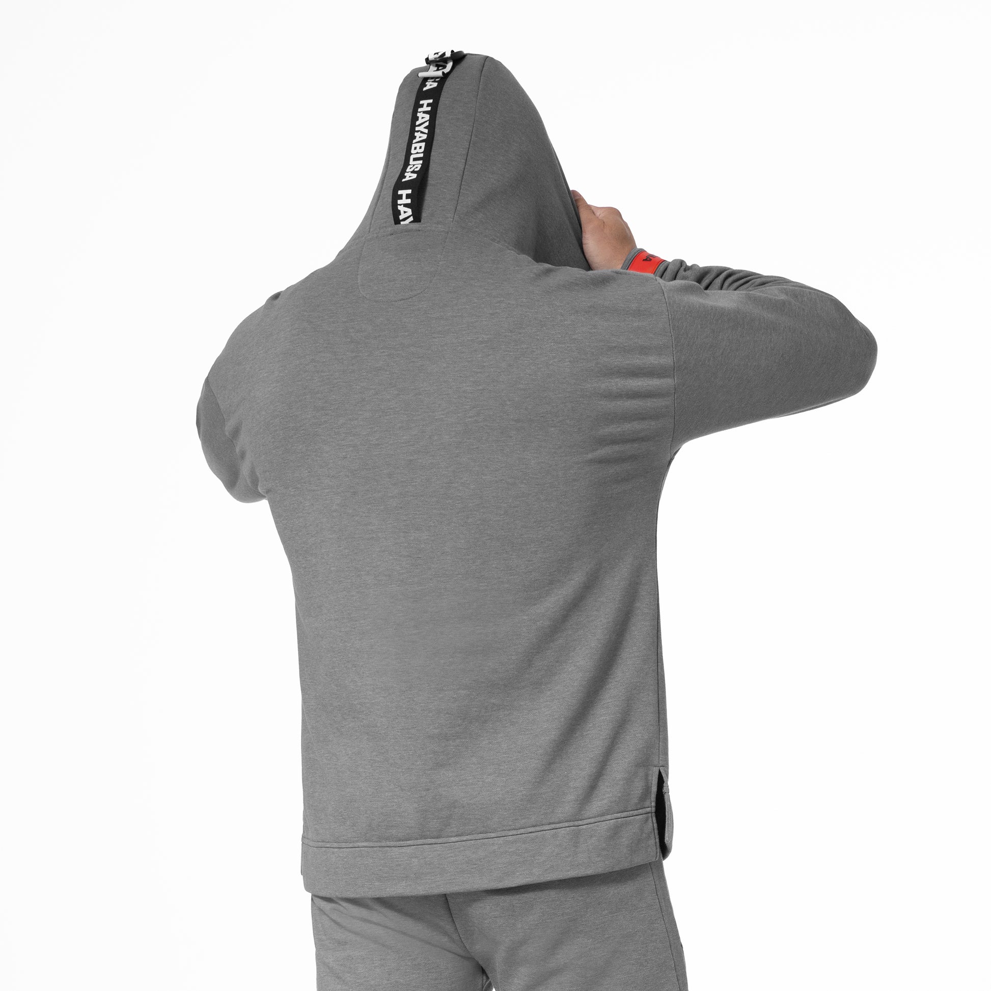 Hayabusa Men's Midweight Pullover Hoodie – Dark Grey Back