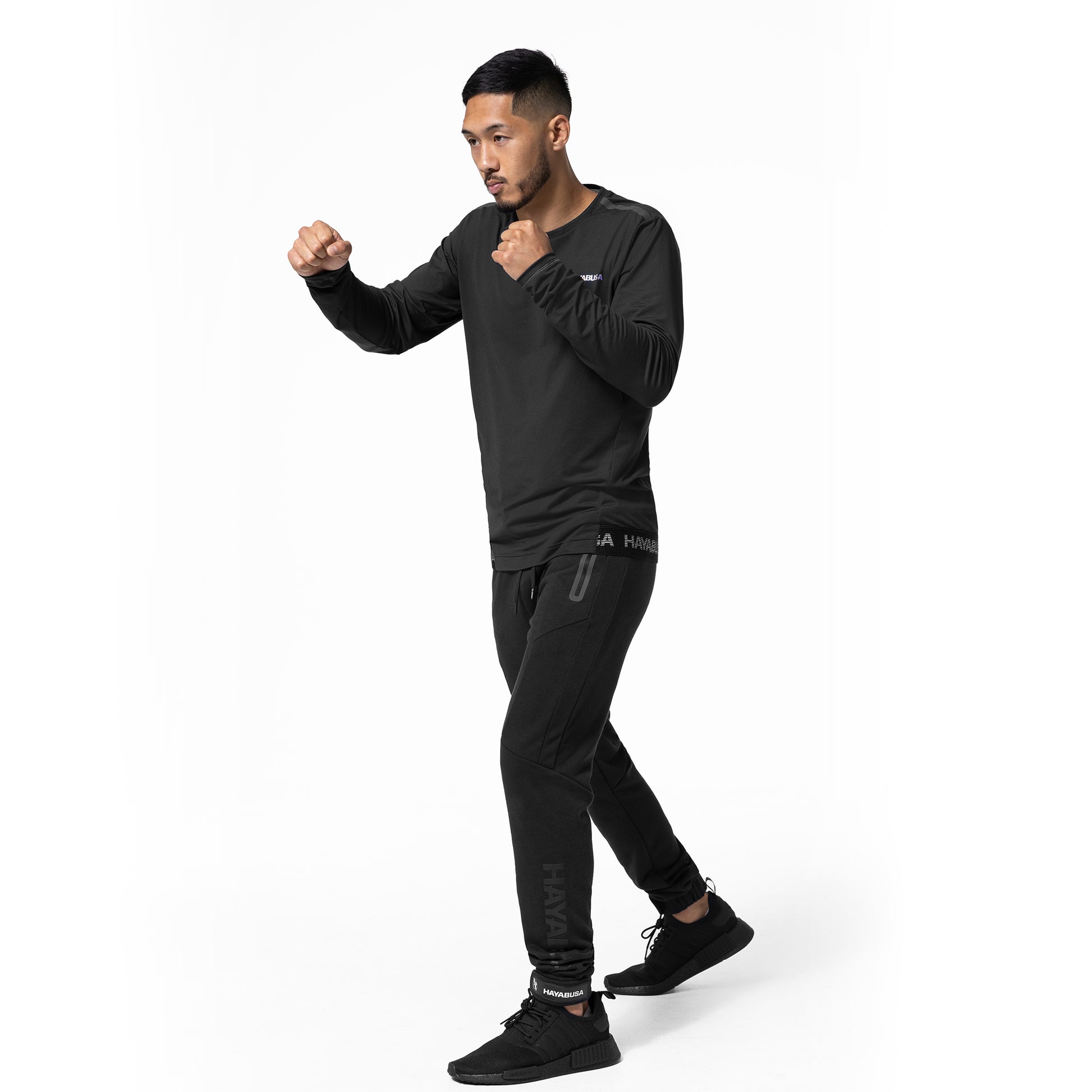 Hayabusa Men's Athletic Joggers – Black Action