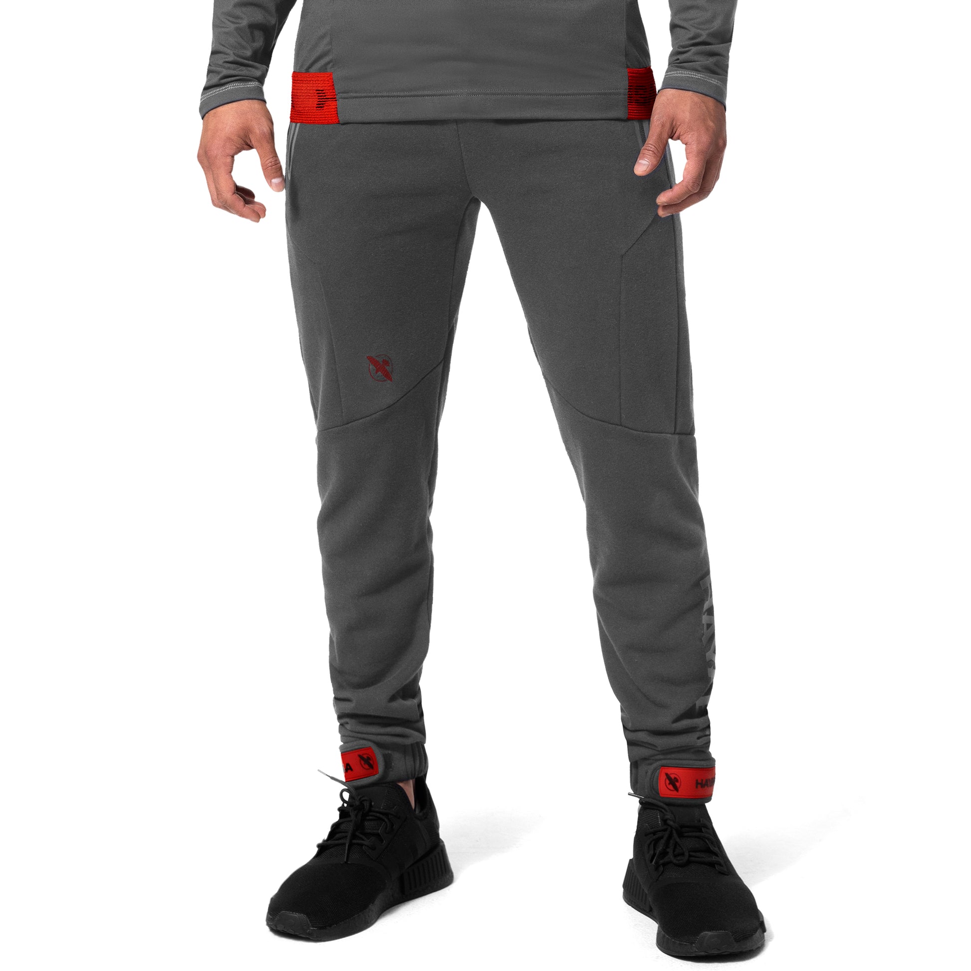 Hayabusa Men's Athletic Joggers – Dark Grey Front