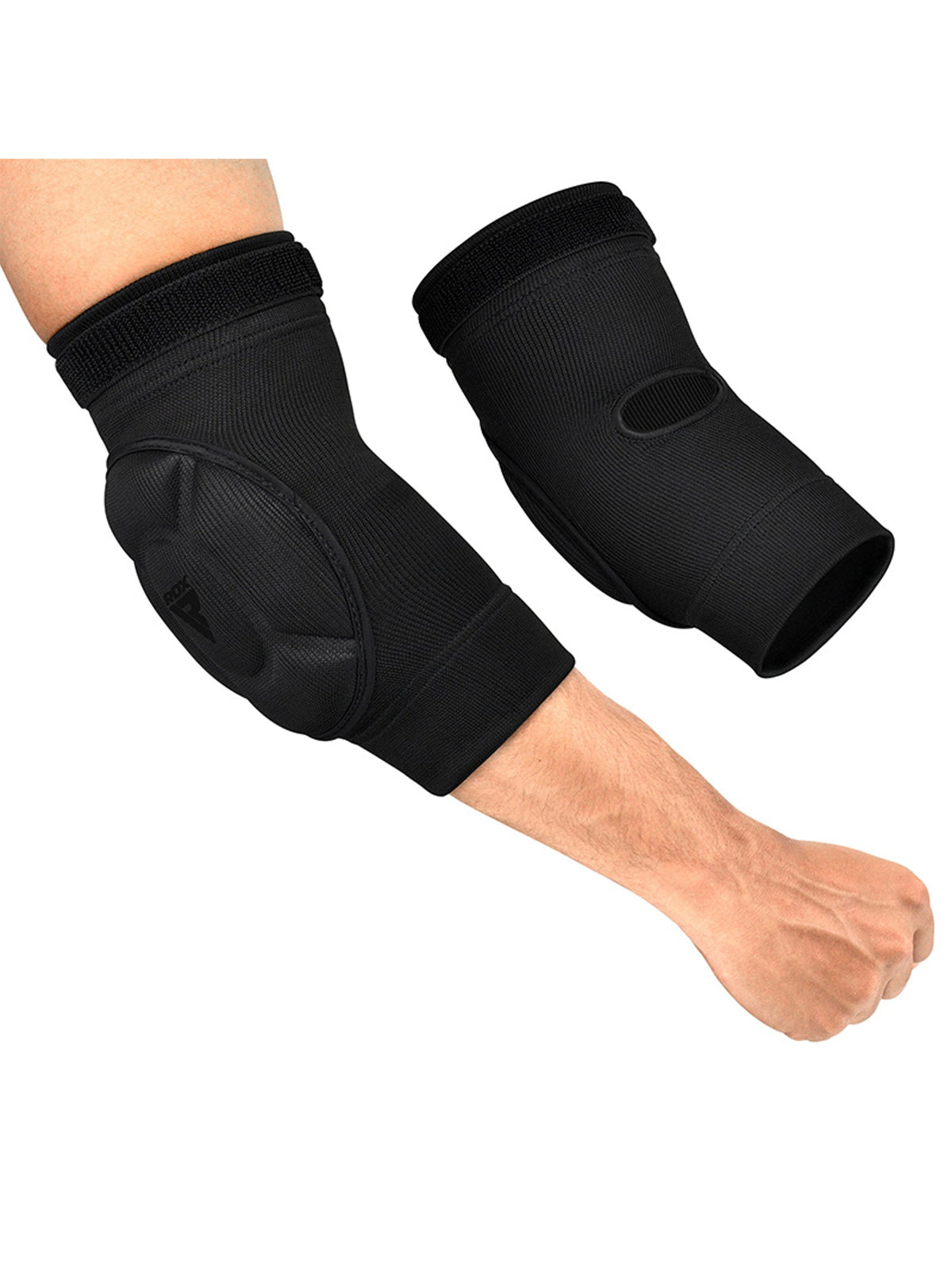 RDX Elbow Foam Pad, black/black, studio image 2