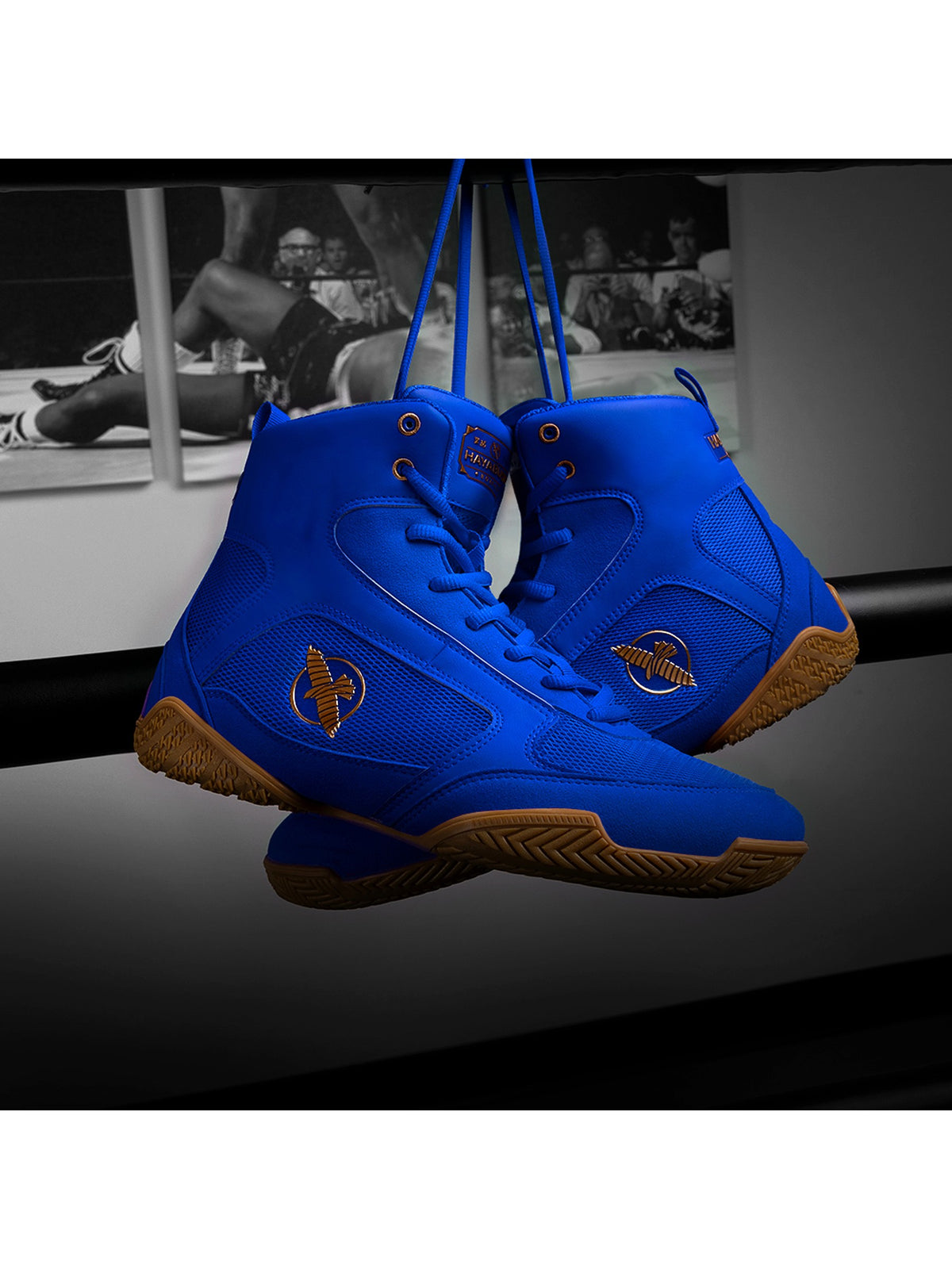 Hayabusa Pro Boxing Shoes, blue, image 5