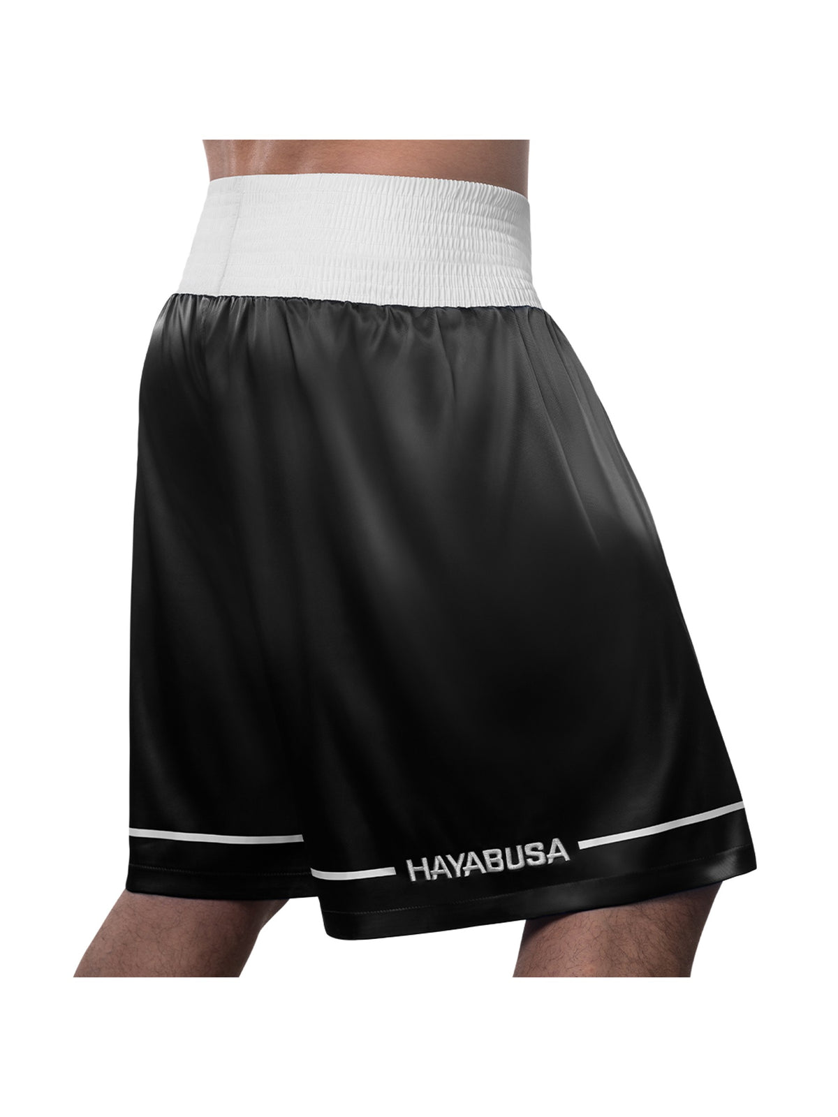 Hayabusa Pro Boxing Shorts – Black Back
