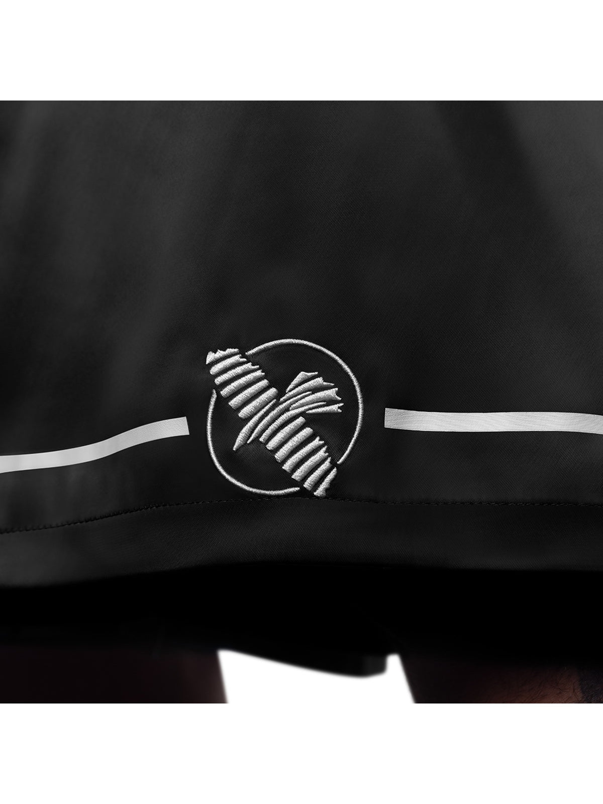 Hayabusa Pro Boxing Shorts – Black Logo Detail