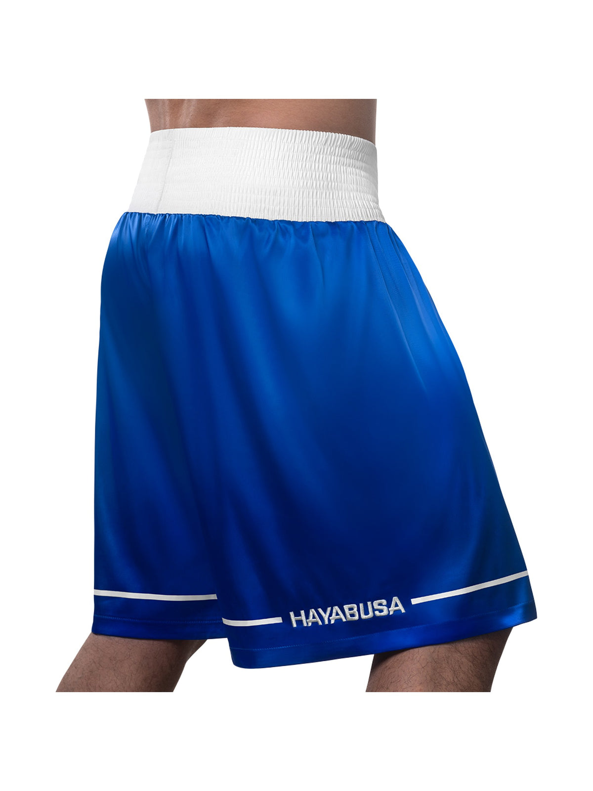 Hayabusa Pro Boxing Shorts – Blue Back