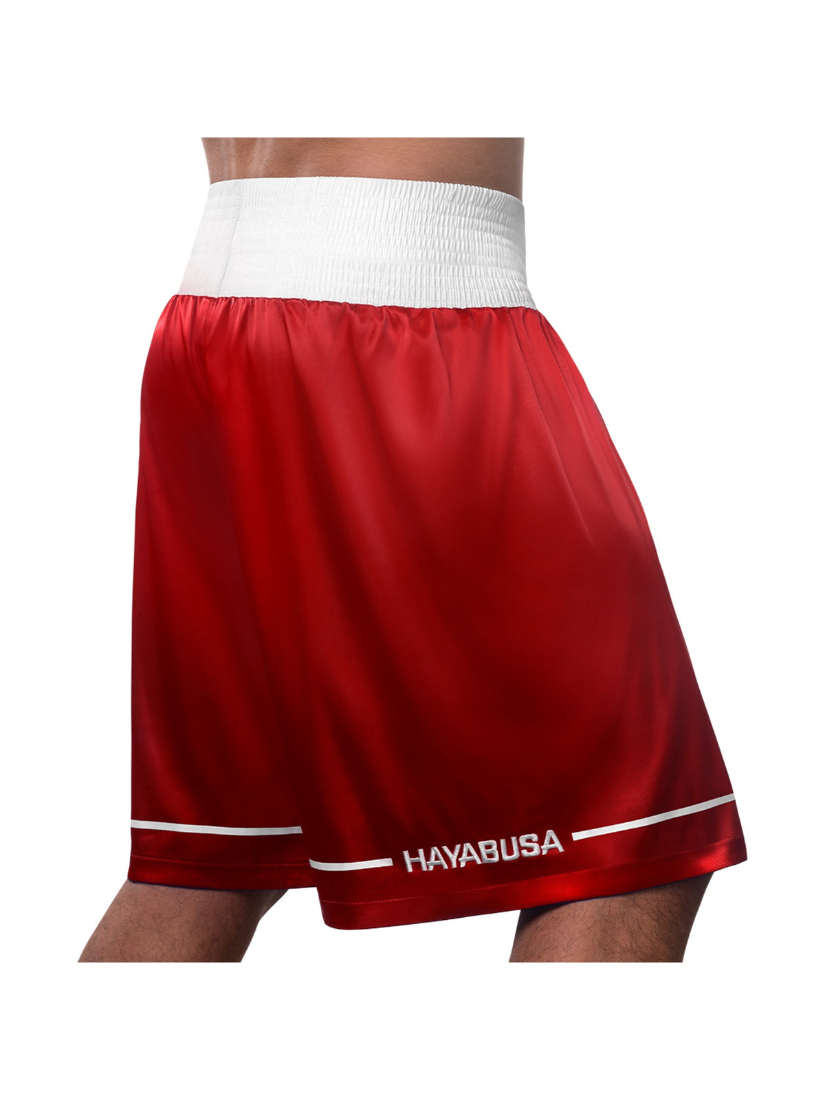 Hayabusa Pro Boxing Shorts, red, image 3