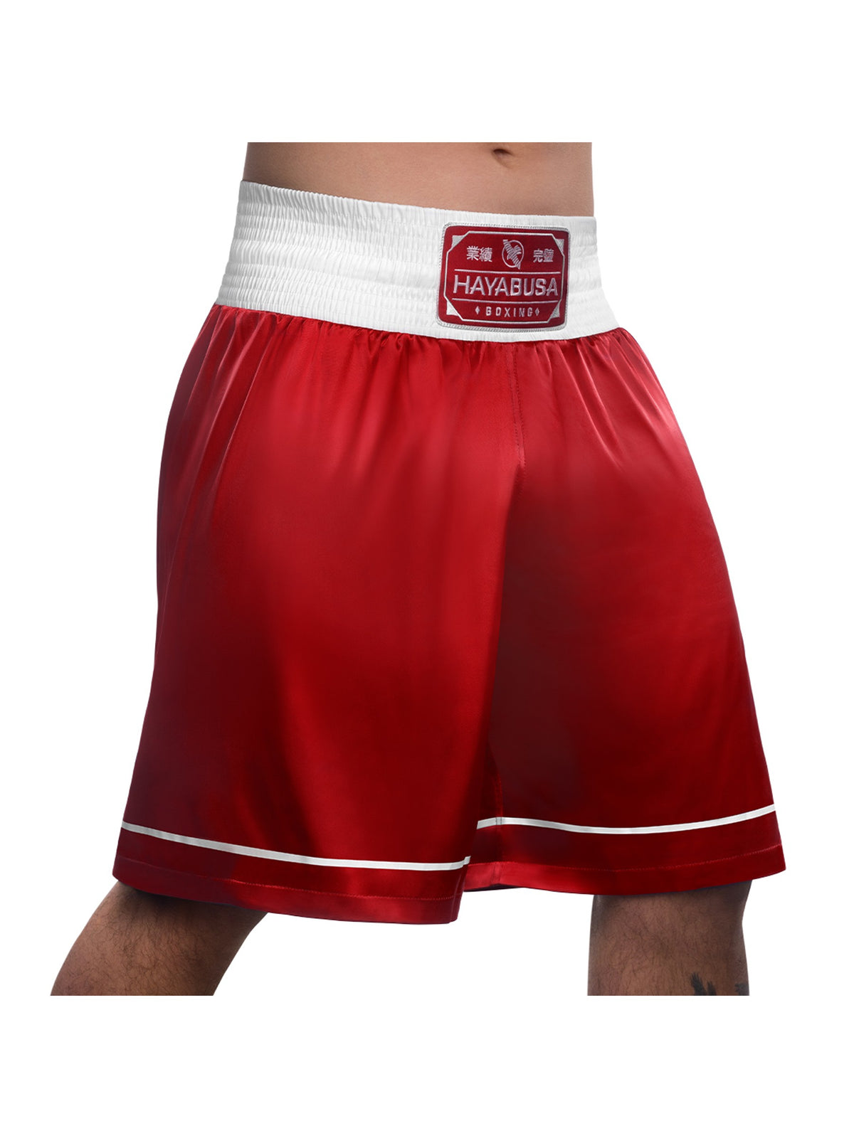 Hayabusa Pro Boxing Shorts, red, image 2