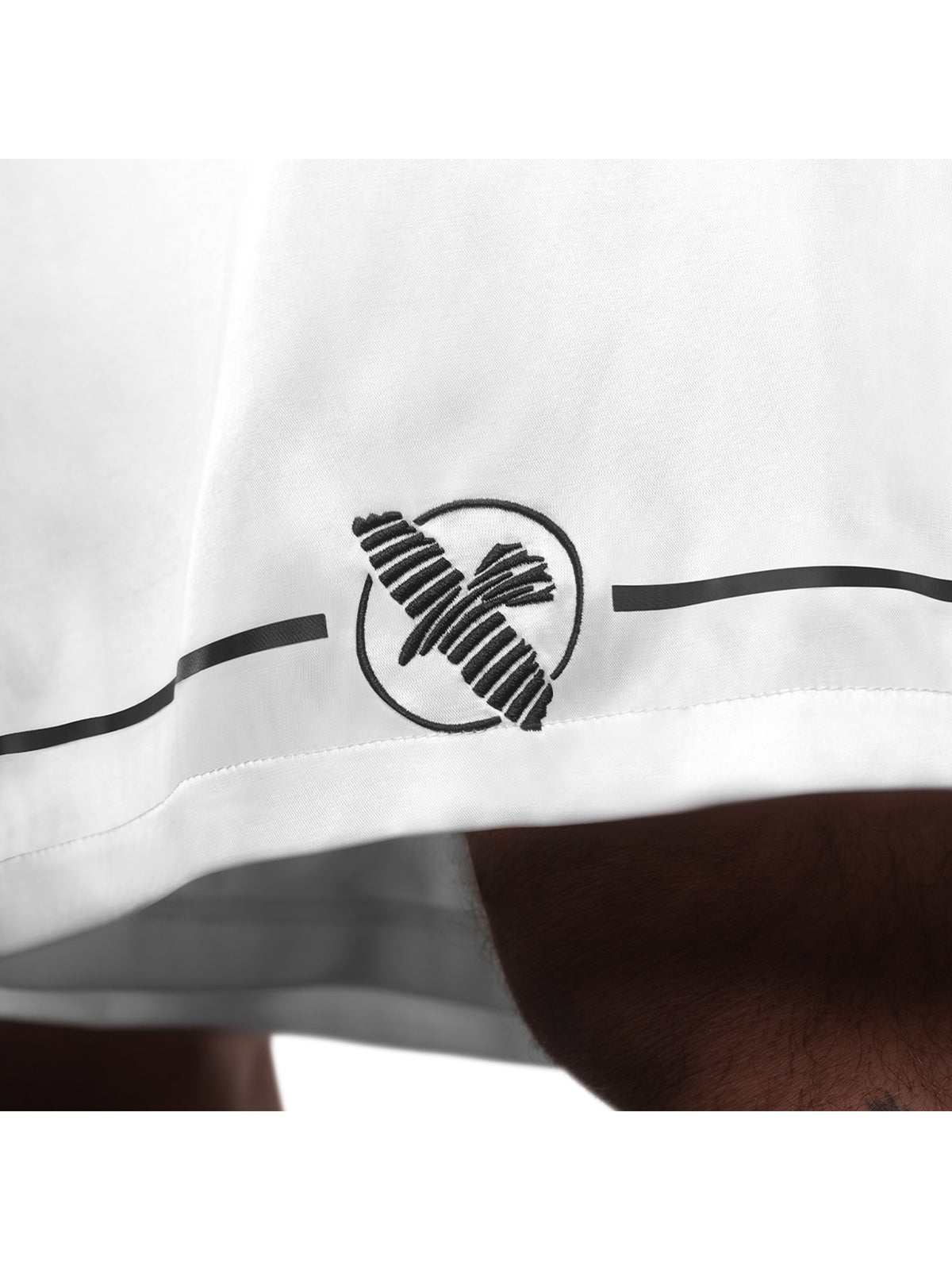 Hayabusa Pro Boxing Shorts, white, image 4
