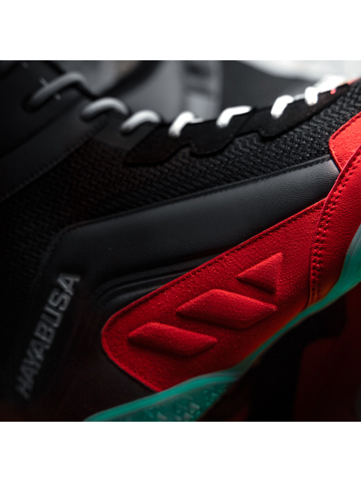 Hayabusa Talon Boxing Shoes, black/red, image 5