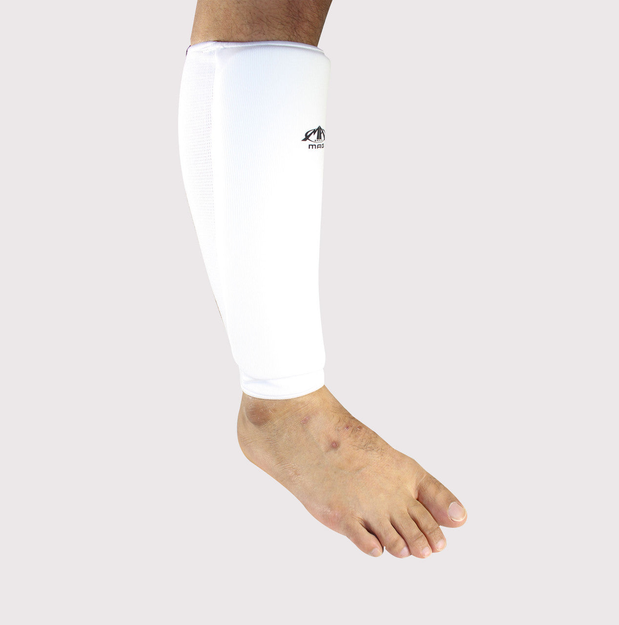 MAG Karate/TKD Cloth Shin Guards White