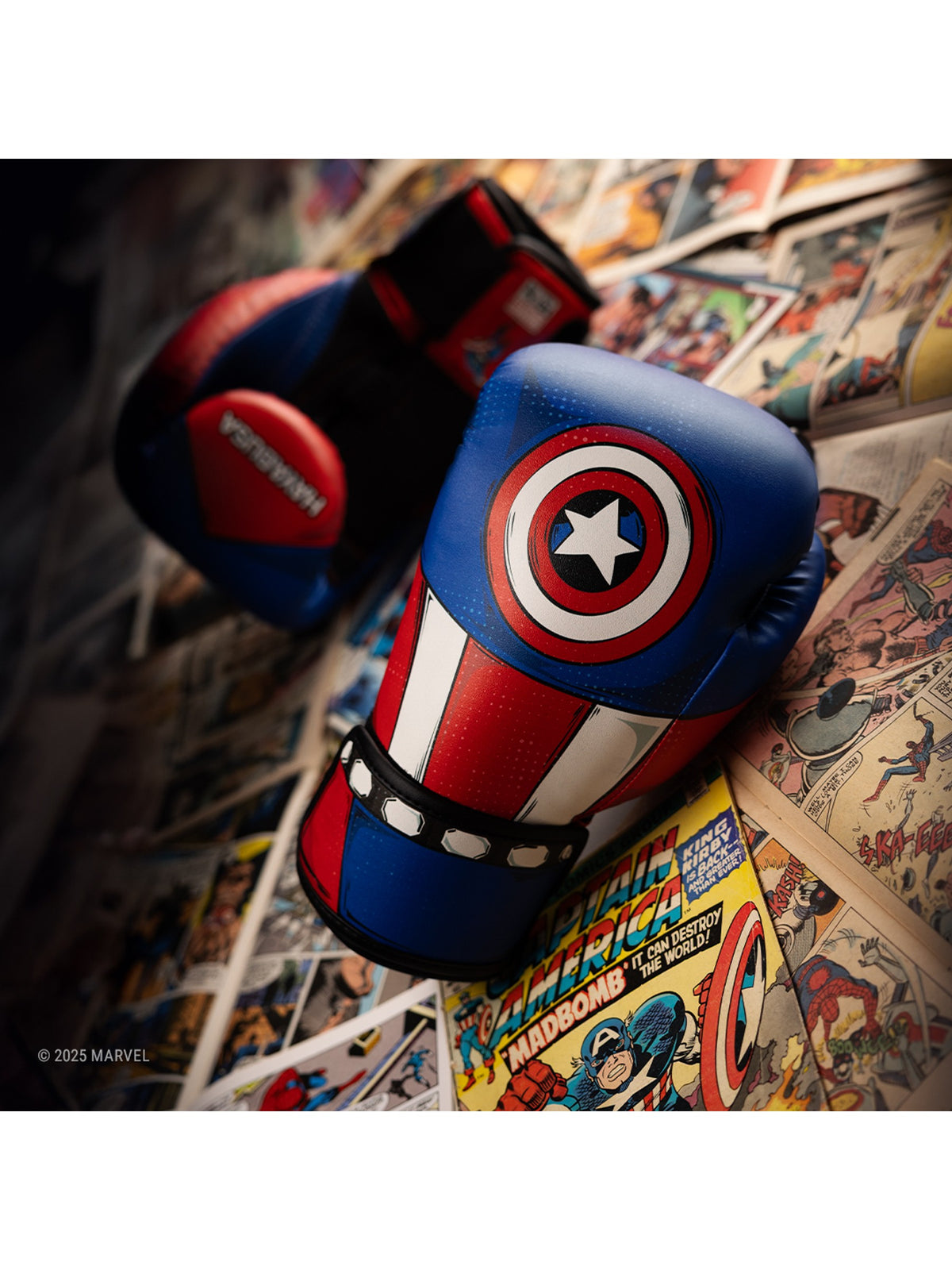 Marvel's Classic Captain America Boxing Gloves - Lifestyle