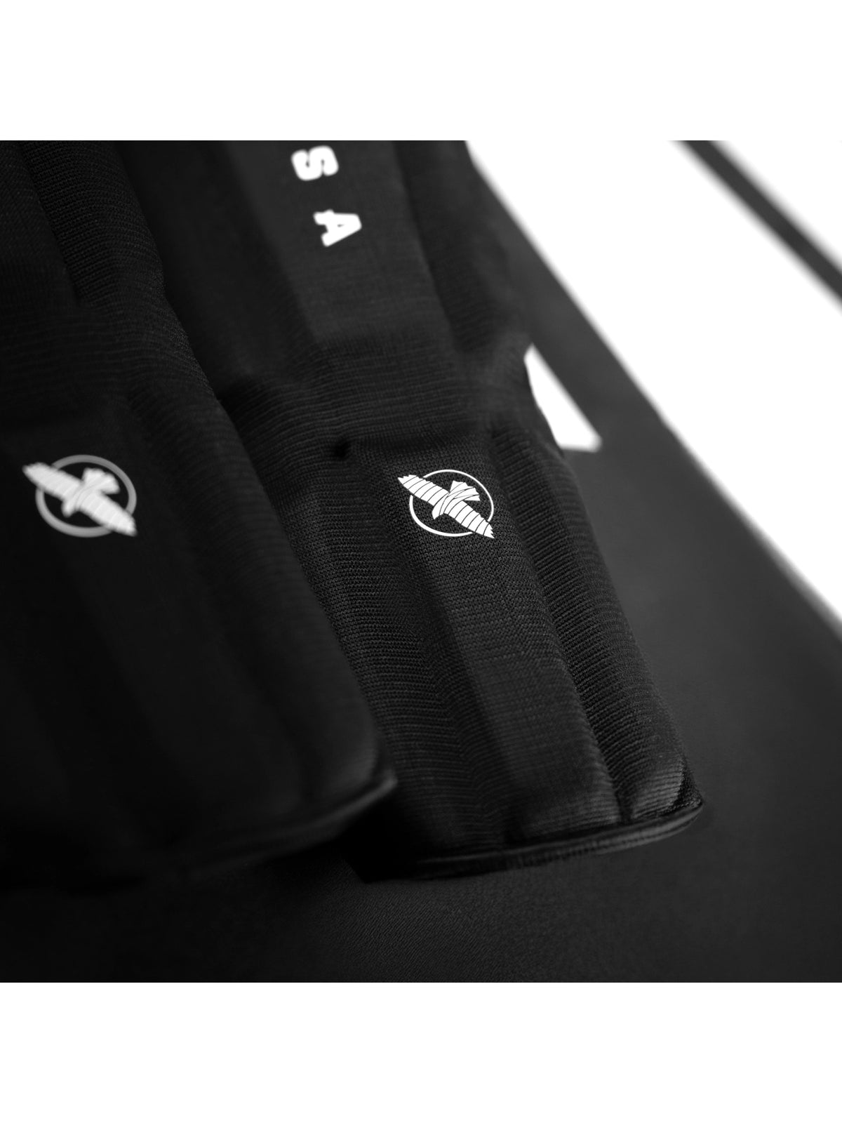 Hayabusa Core Sleeved Shin Guards, black, image 6