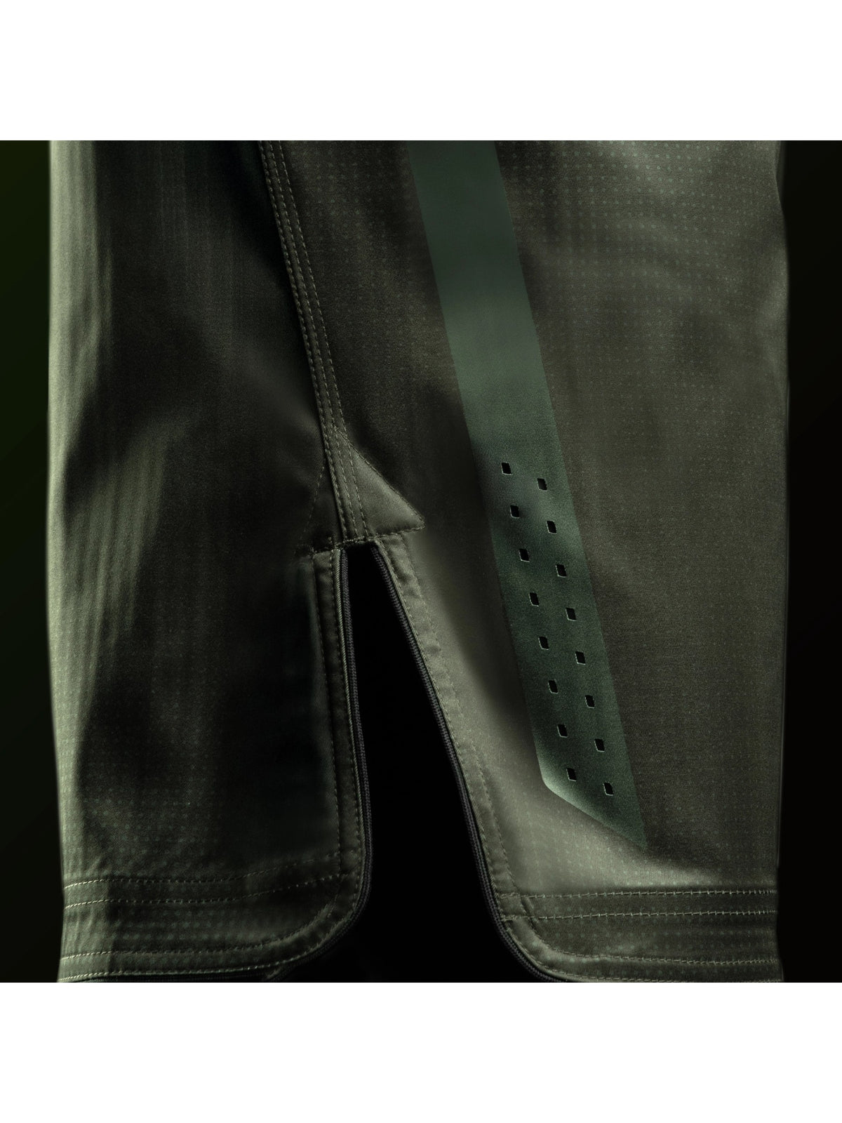 Hayabusa Men's Core 3/4 Thigh Fight Shorts, green, image 4