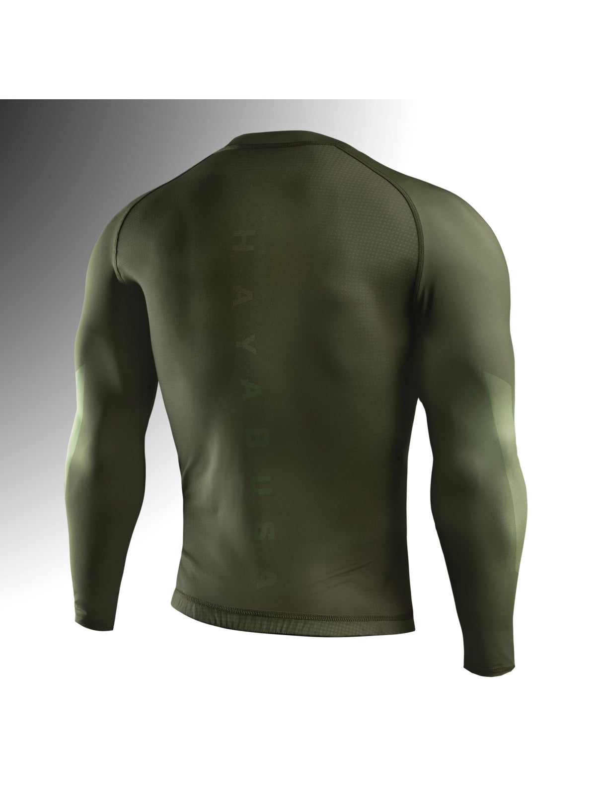 Hayabusa Men's Core Long Sleeve Rash Guard, green, image 2