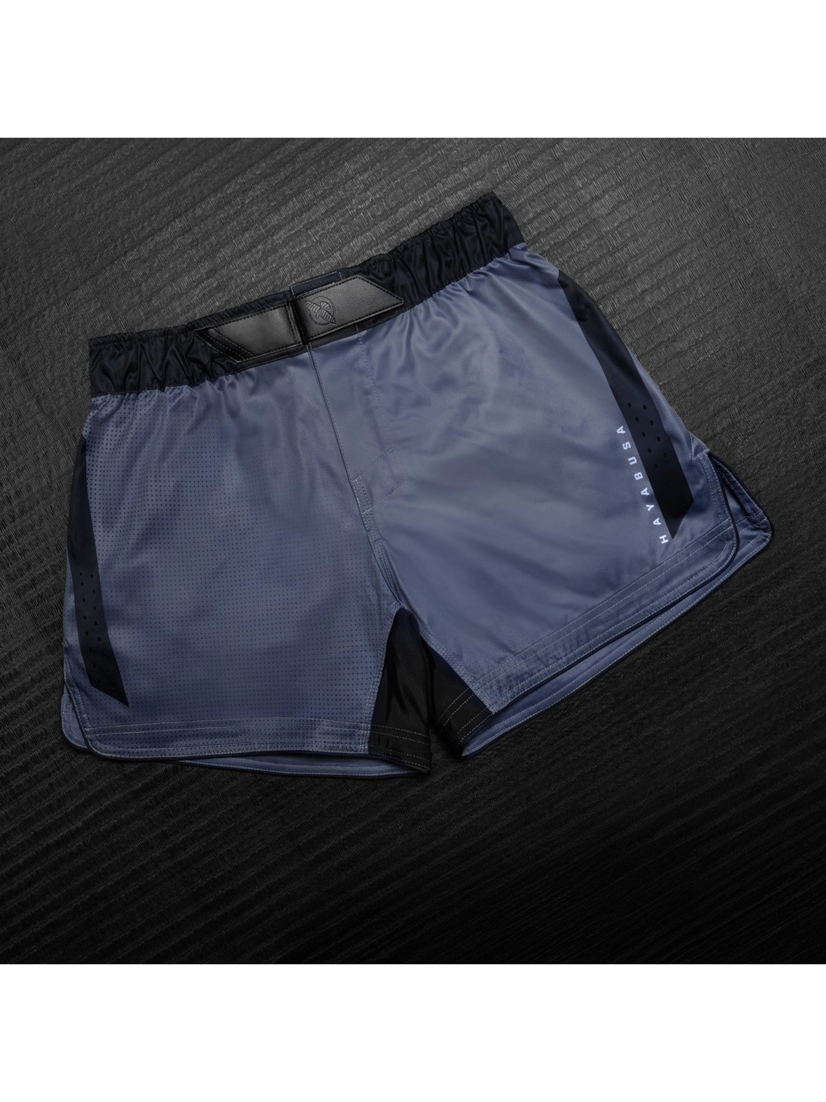 Hayabusa Men's Core Mid-Thigh Fight Shorts, blue, image 7
