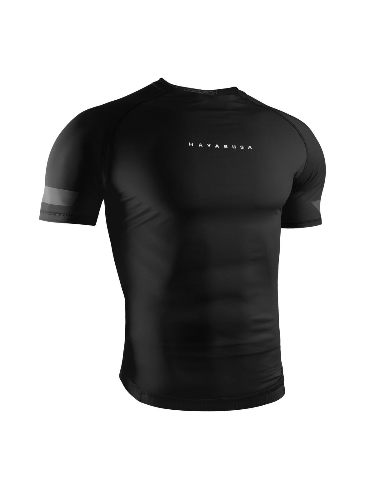 Hayabusa Men's Core Short Sleeve Rash Guard – Black Front Main