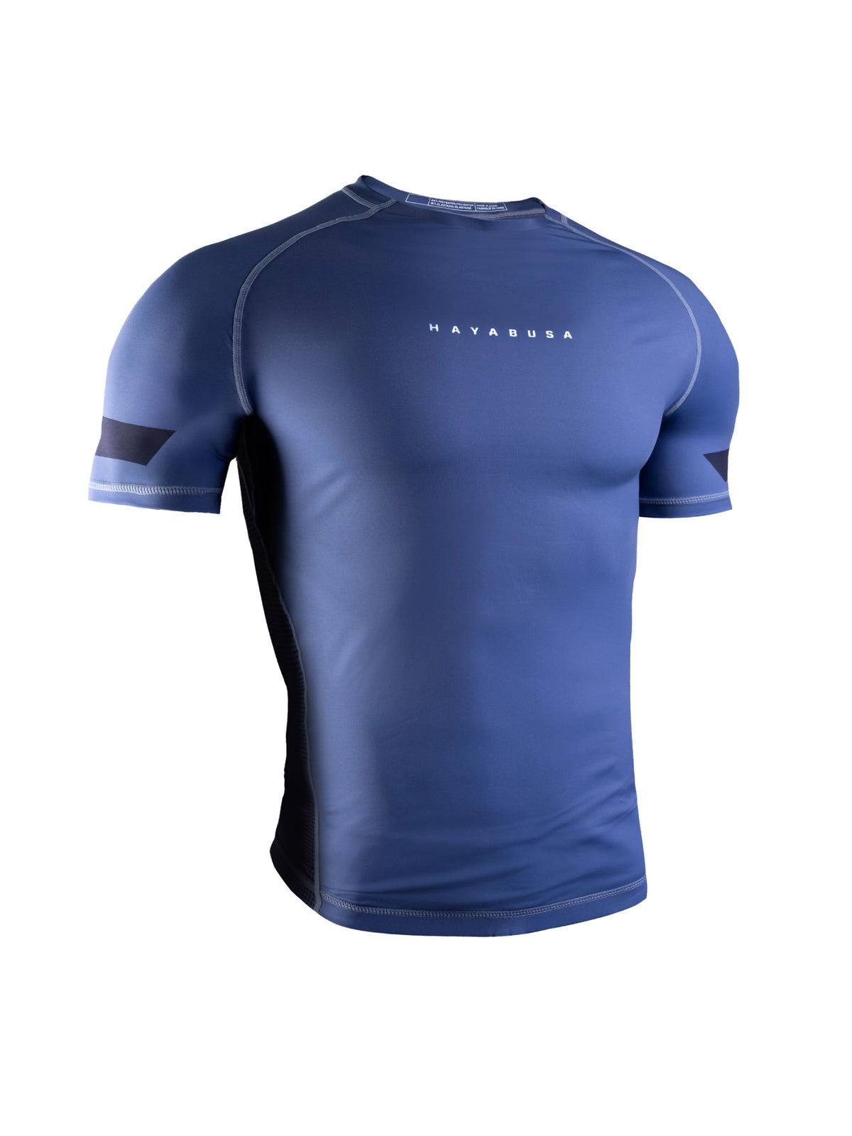 Hayabusa Men's Core Short Sleeve Rash Guard, blue, main image