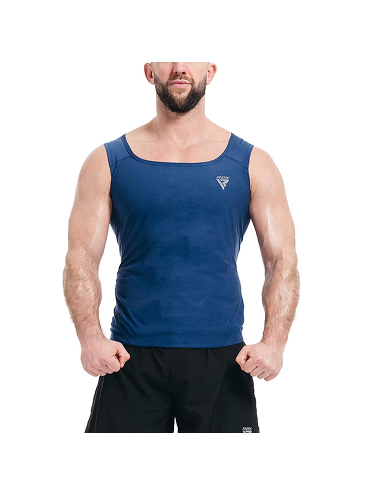 RDX M1 Men's Sweat Vest - Navy Blue
