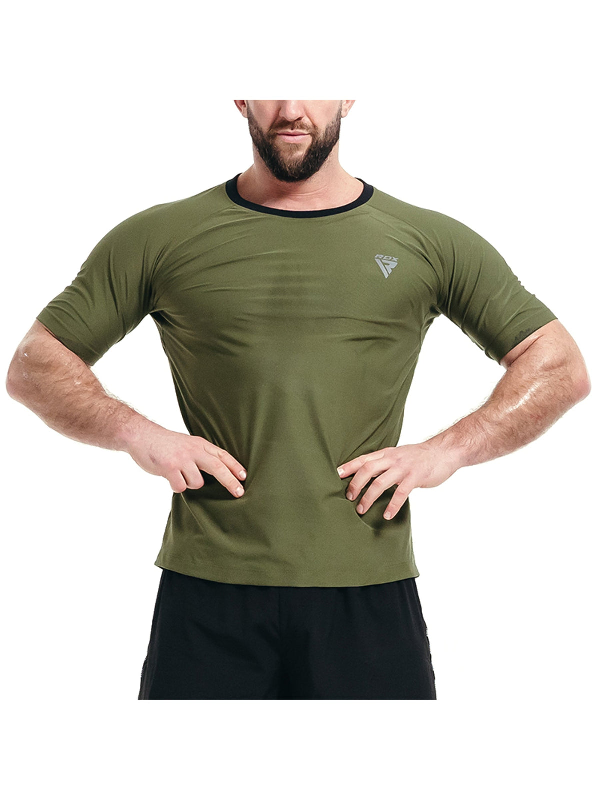 RDX M1 Men's Sweat T-Shirt - Army Green