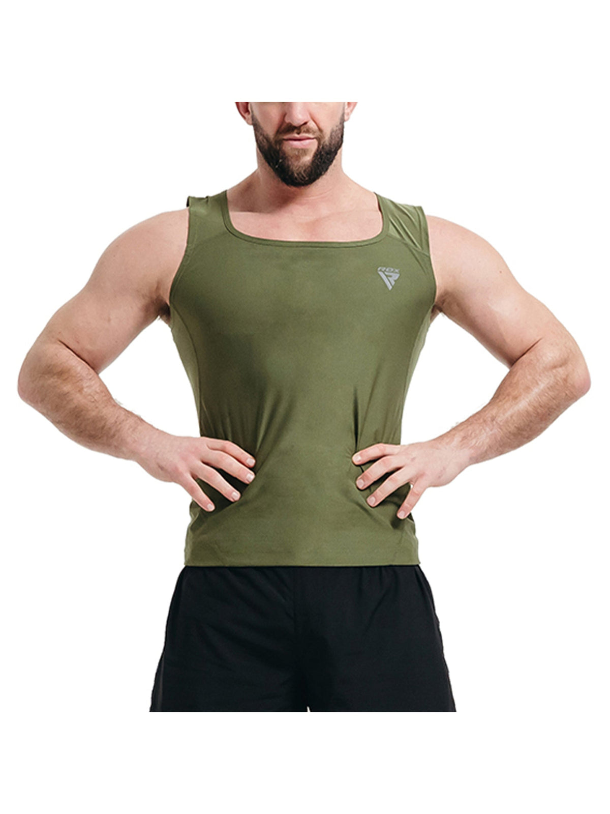 RDX M1 Men's Sweat Vest - Army Green