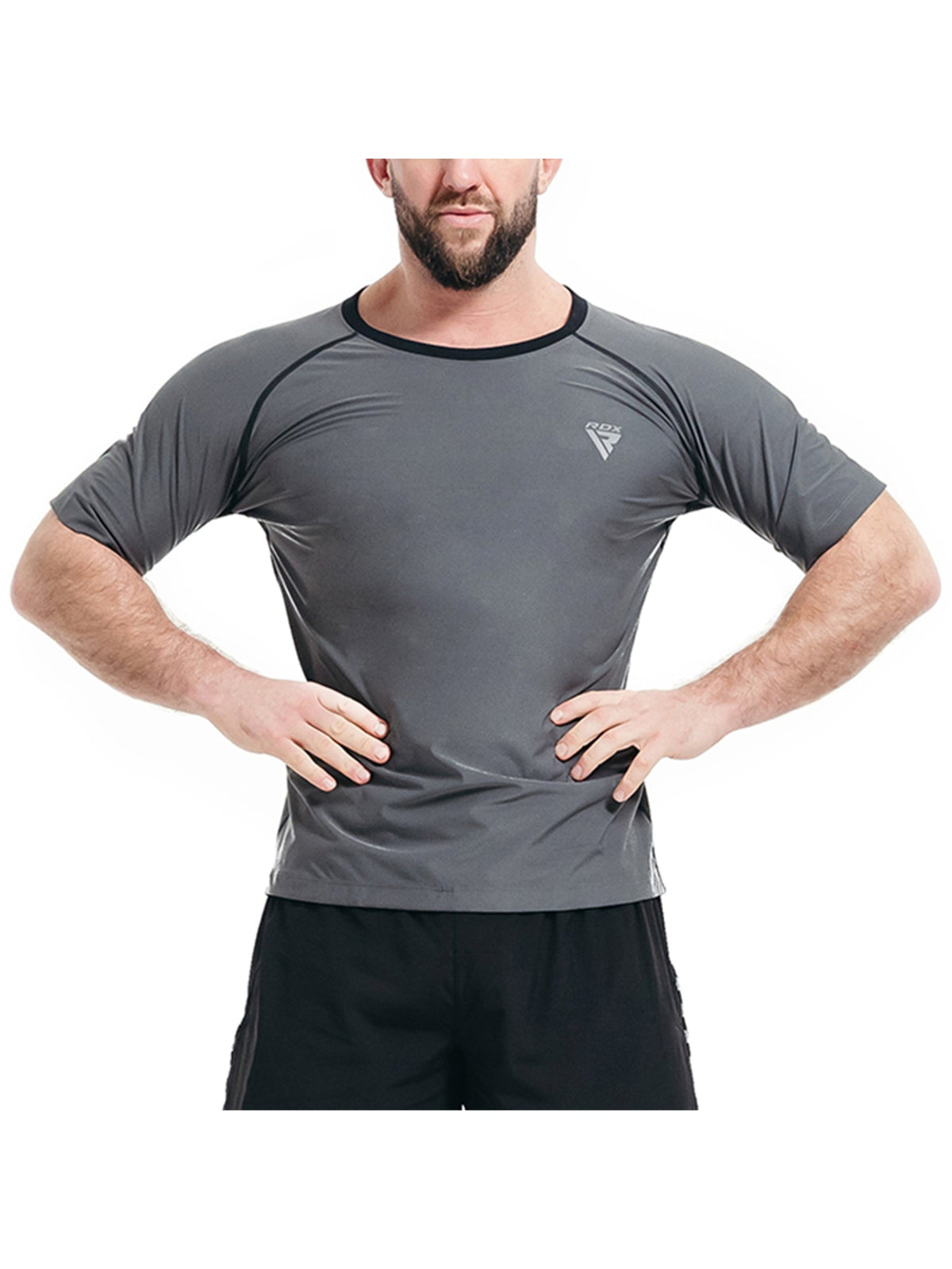 RDX M1 Men's Sweat T-Shirt - Grey