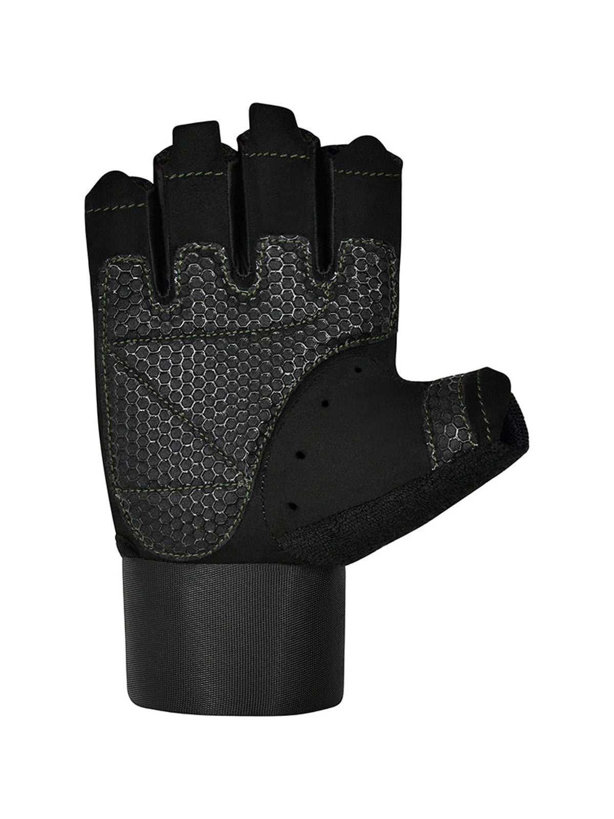 RDX W3 Workout Gym Gloves, army green, image 2