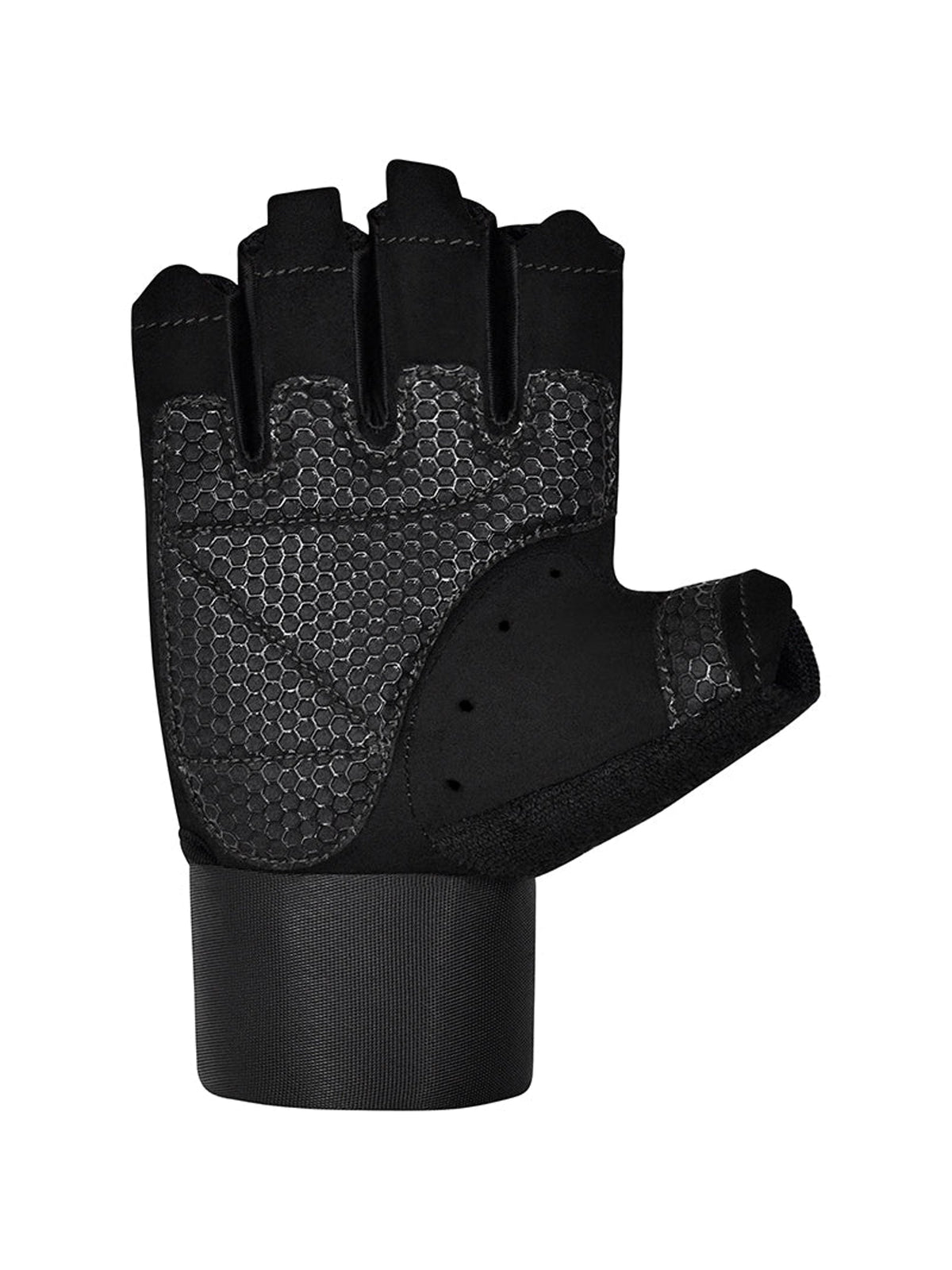 RDX W3 Workout Gym Gloves, black, image 2