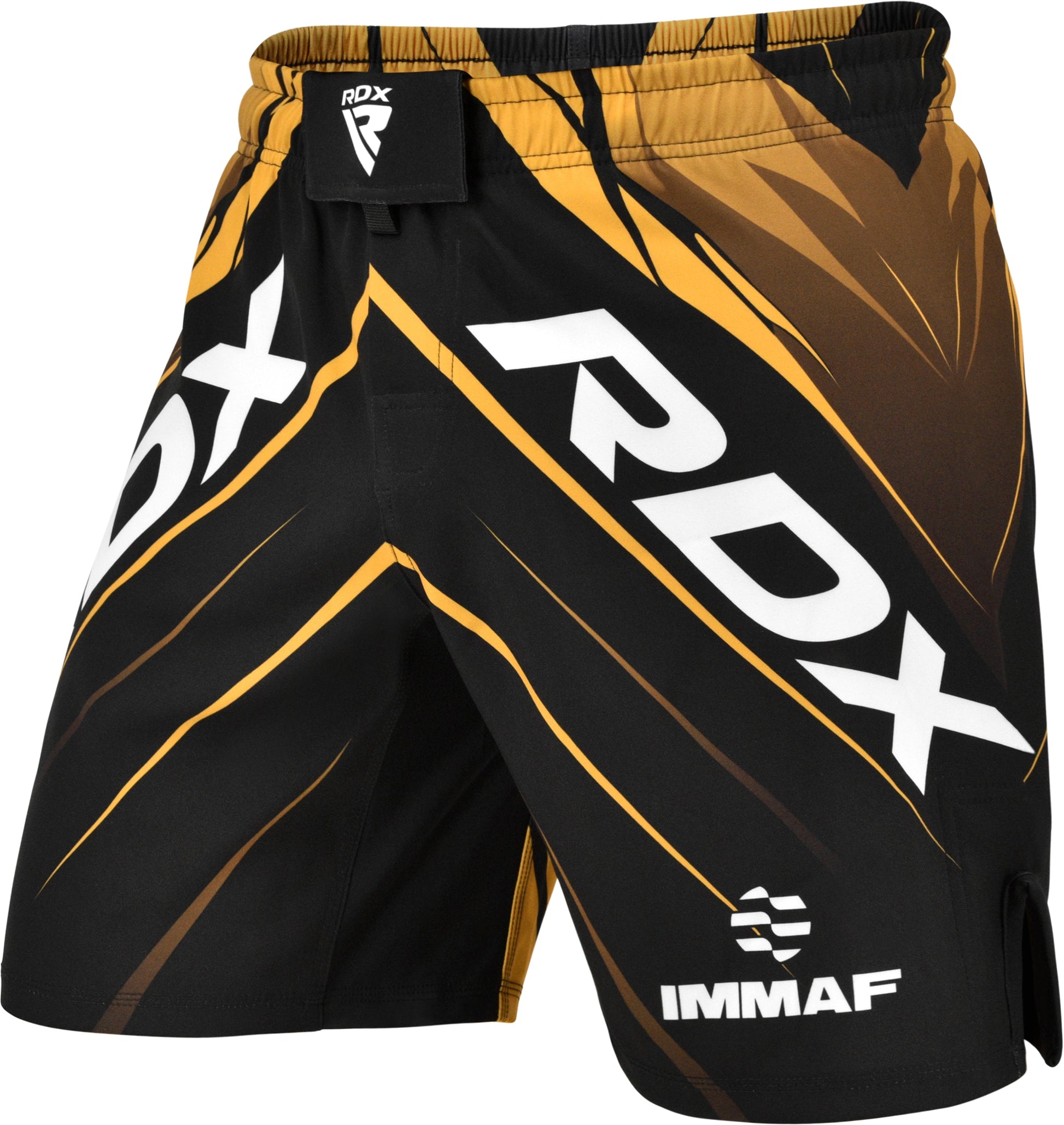 RDX IMMAF Approved MMA Fight & Training Shorts Golden