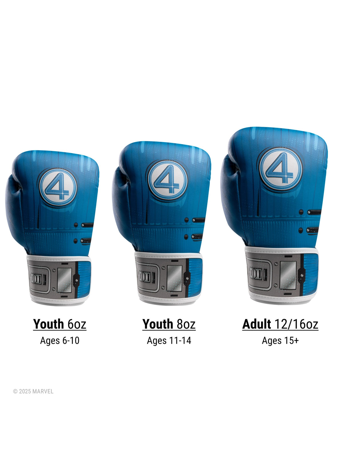 Marvel's Classic Fantastic Four Boxing Gloves - Youth & Adult