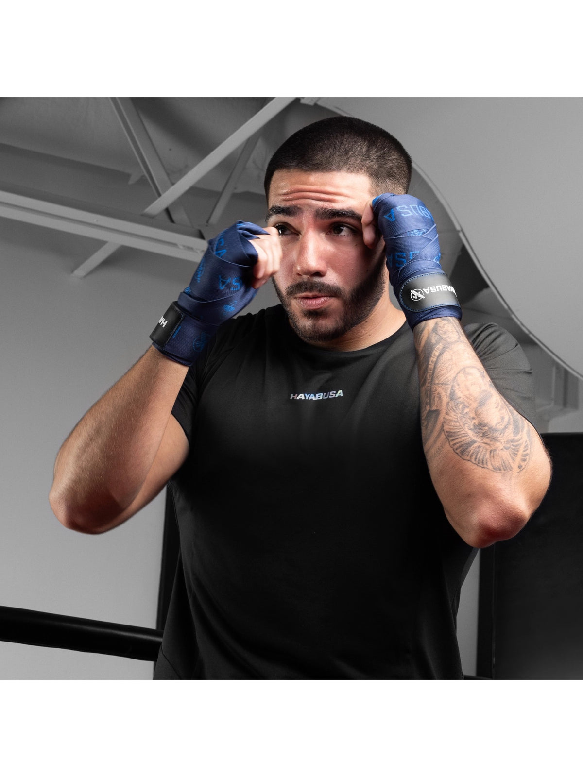 Hayabusa Deluxe Hand Wraps, blue, image 6