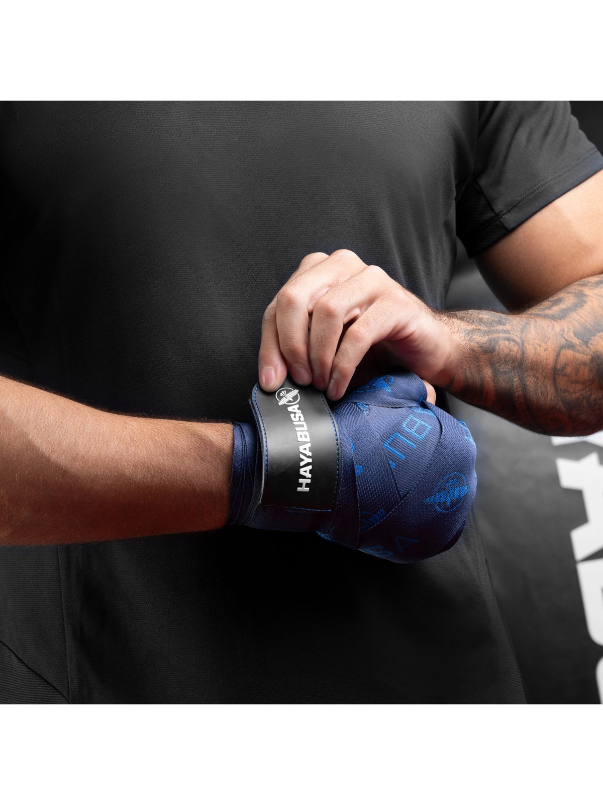 Hayabusa Deluxe Hand Wraps, blue, image 5
