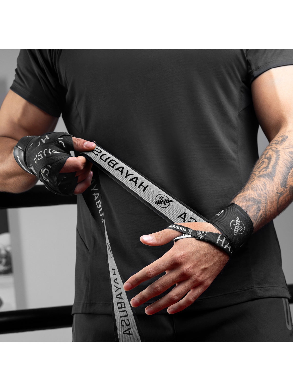 Hayabusa Deluxe Hand Wraps, black, image 4