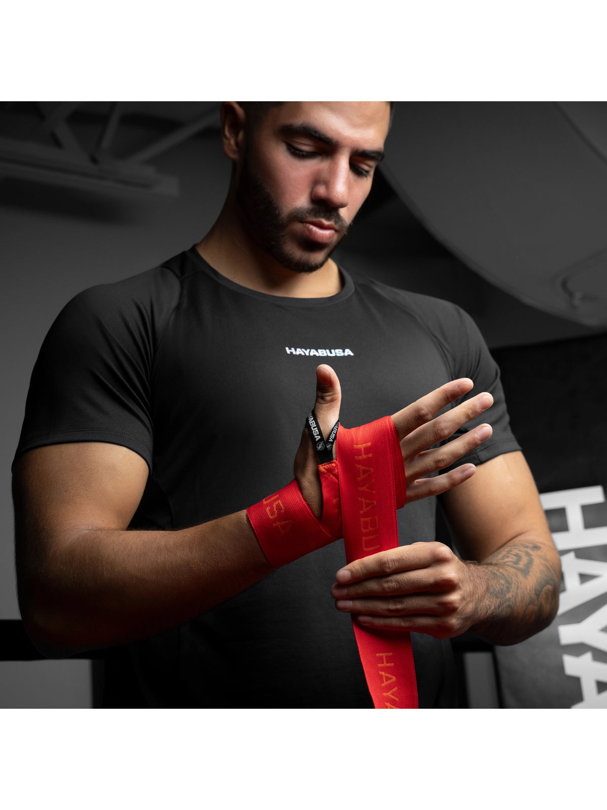 Hayabusa Deluxe Hand Wraps, red, image 4
