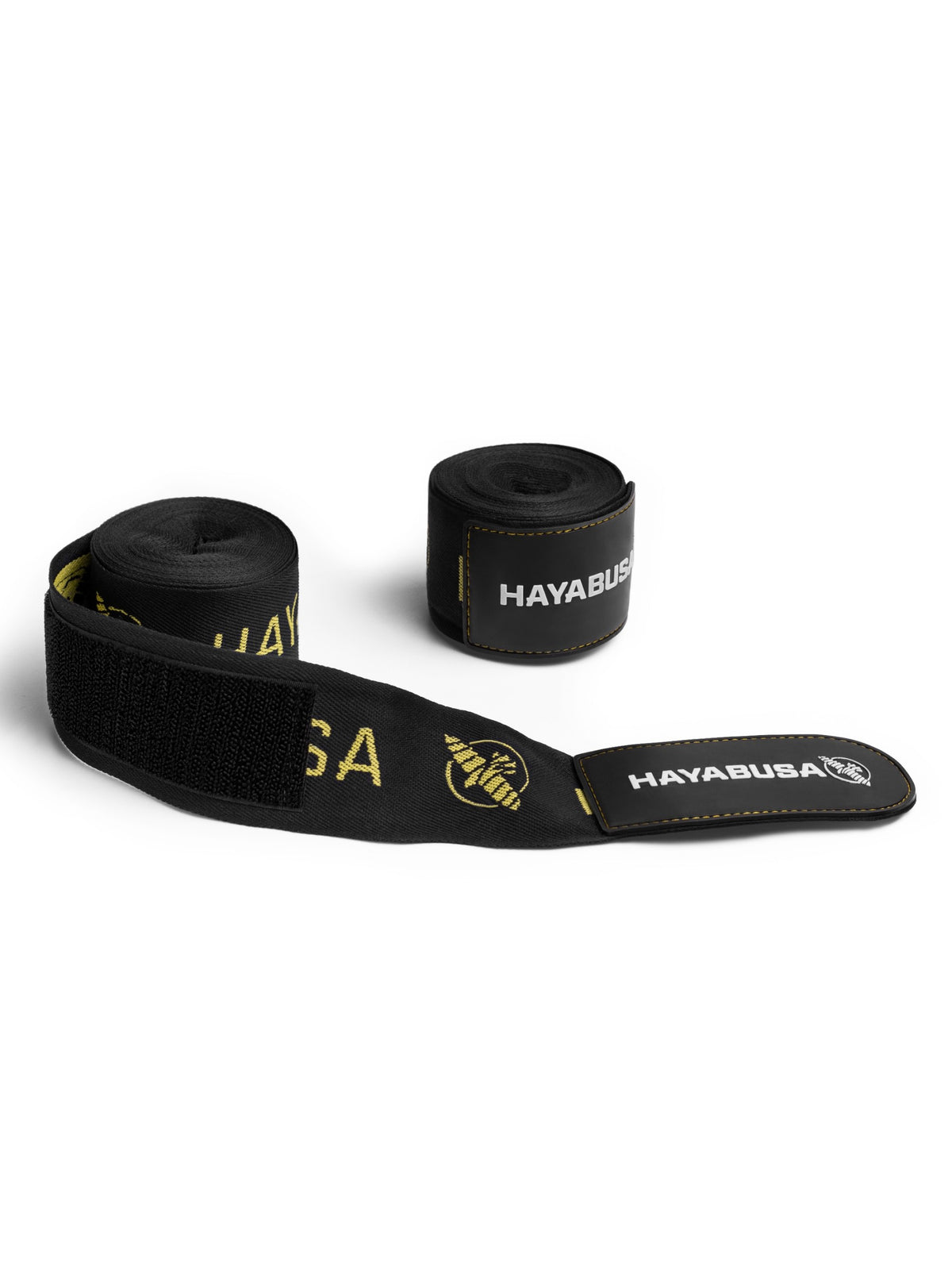 Hayabusa Deluxe Hand Wraps – Black/Gold Hook & Loop Main