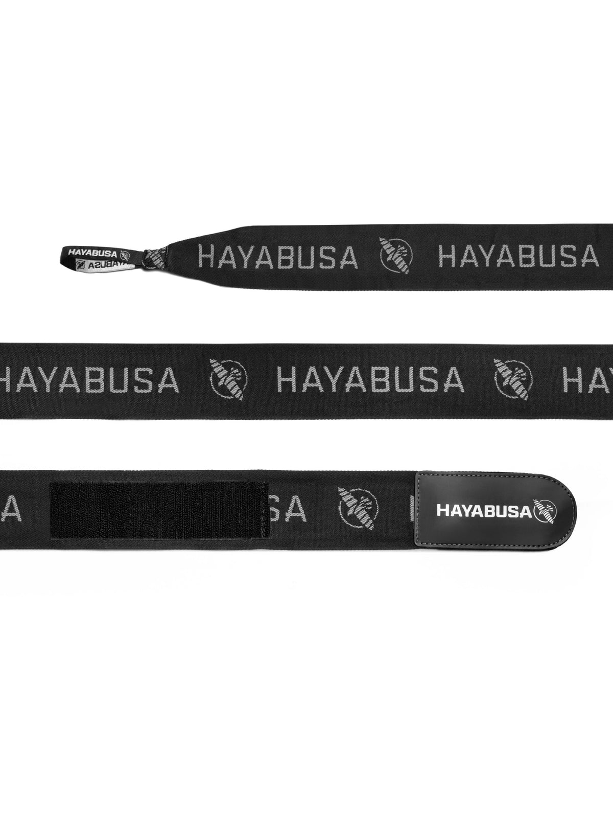 Hayabusa Deluxe Hand Wraps, black, feature graphic